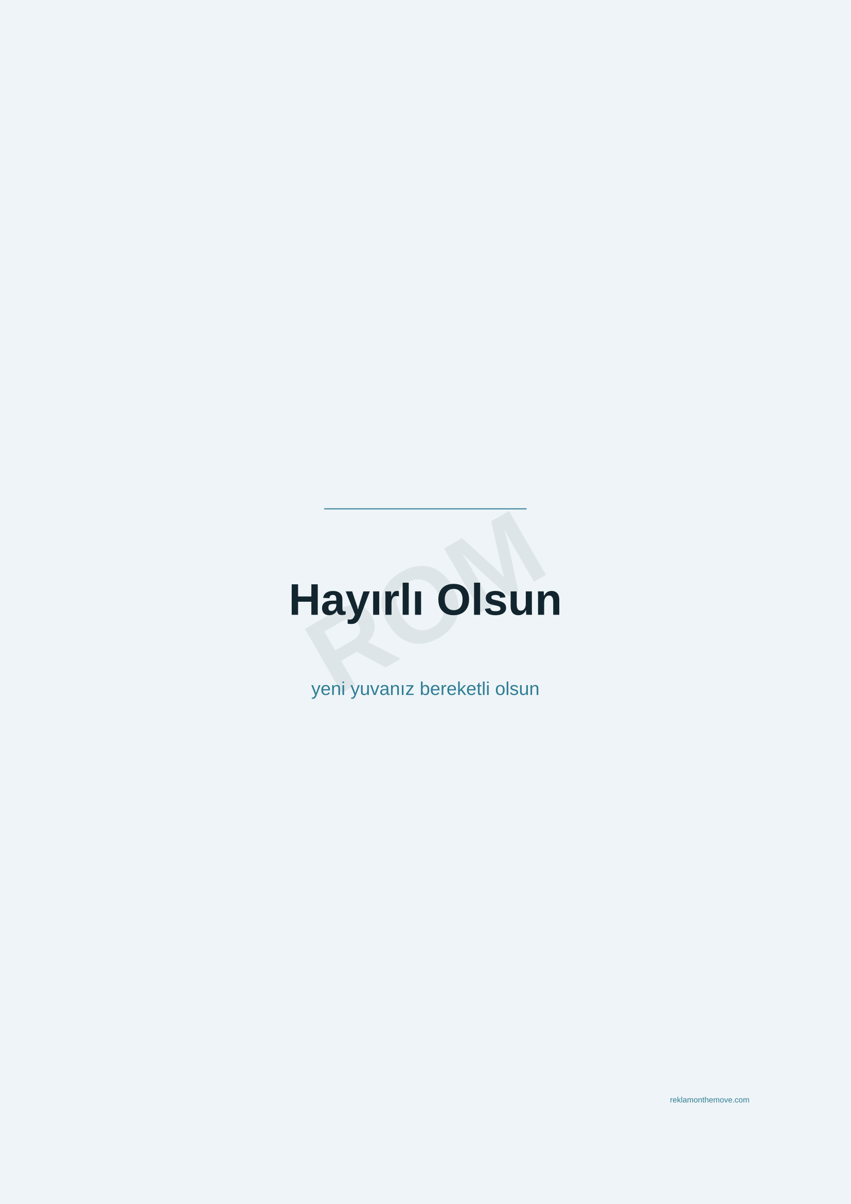Hayırlı Olsun · Okyanus — ROM dijital ürün önizlemesi (filigranlı)