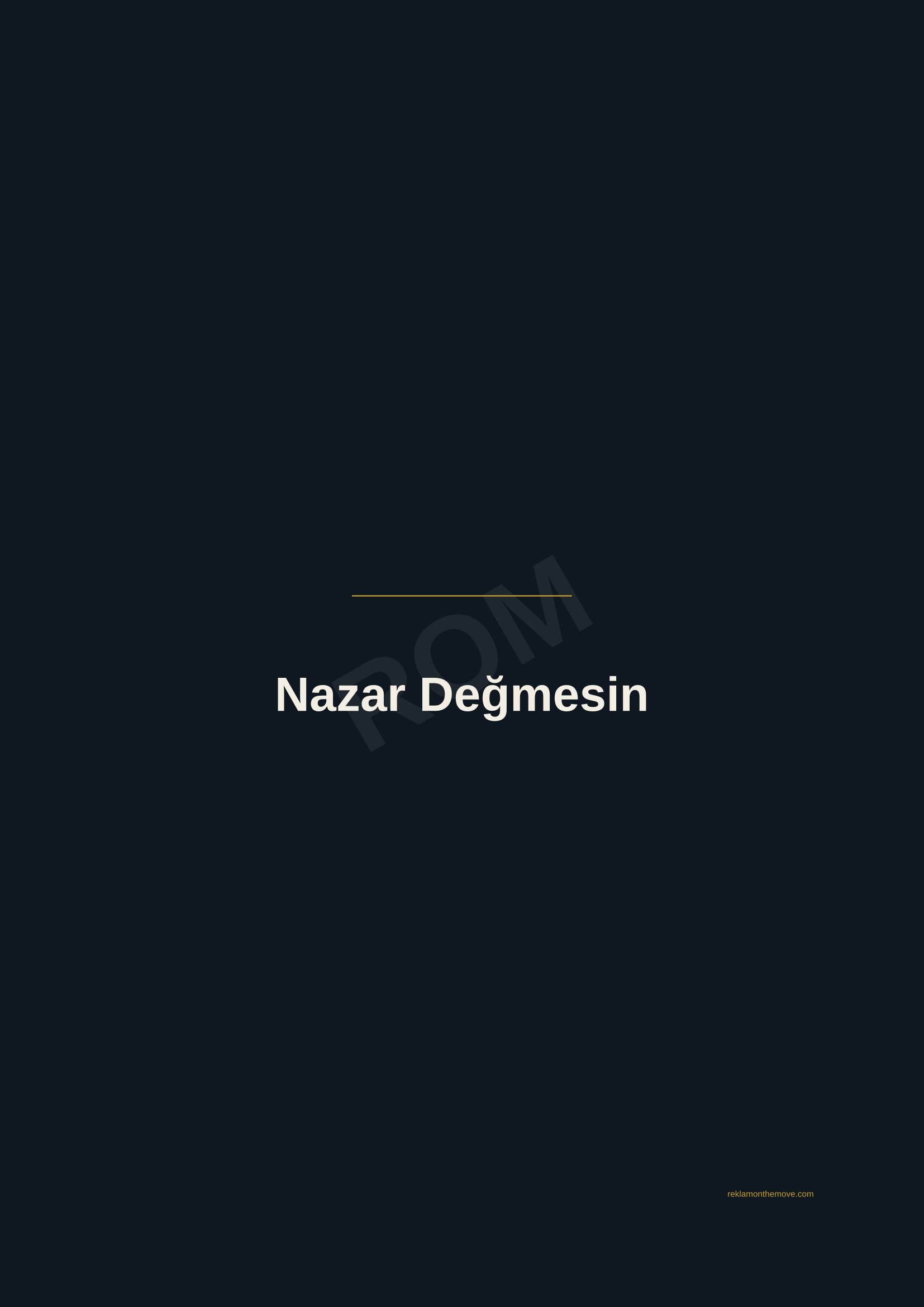 Nazar Değmesin · Gece — ROM dijital ürün önizlemesi (filigranlı)