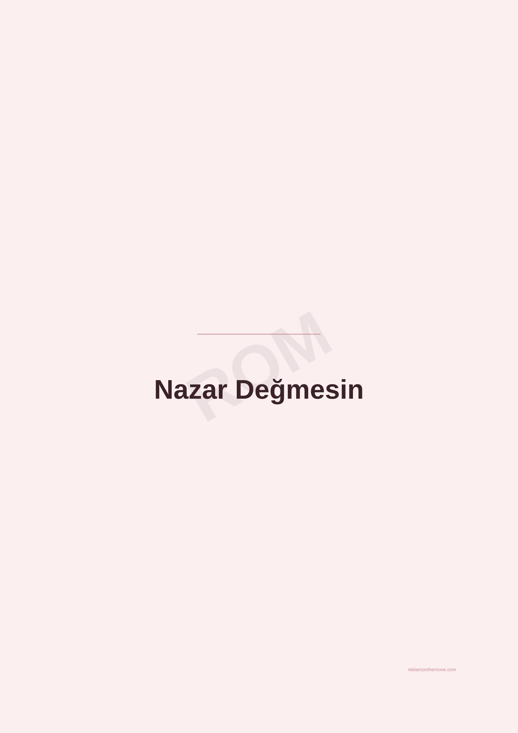 Nazar Değmesin · Gül — ROM dijital ürün önizlemesi (filigranlı)