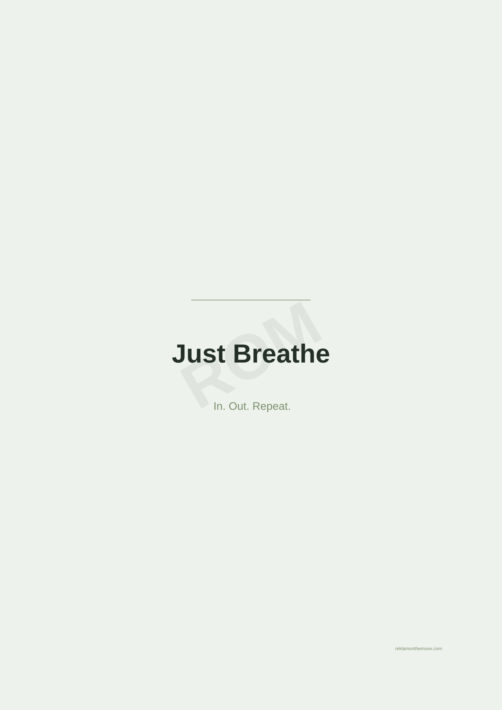 Just Breathe · Adaçayı — ROM dijital ürün önizlemesi (filigranlı)