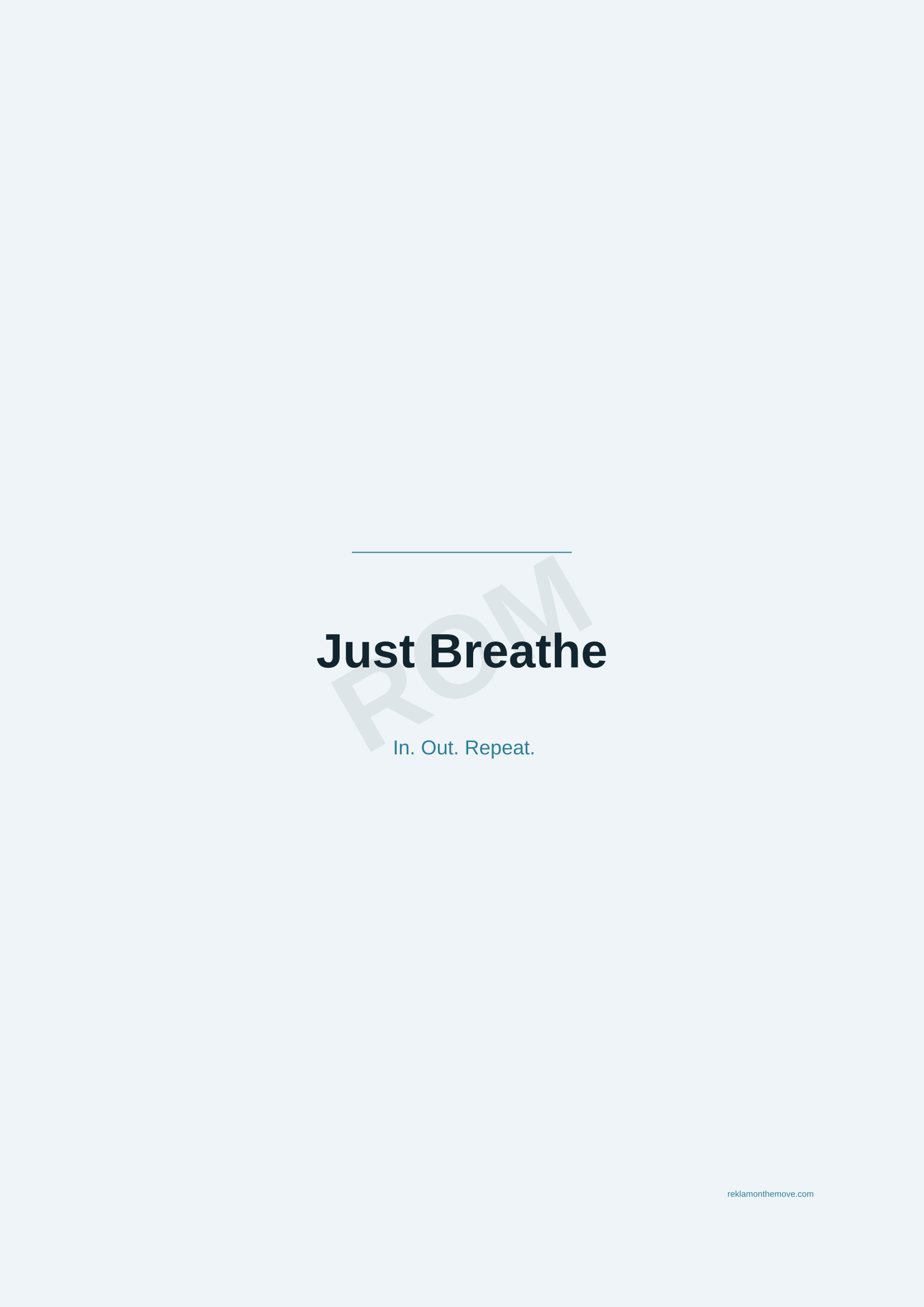 Just Breathe · Okyanus — ROM dijital ürün önizlemesi (filigranlı)