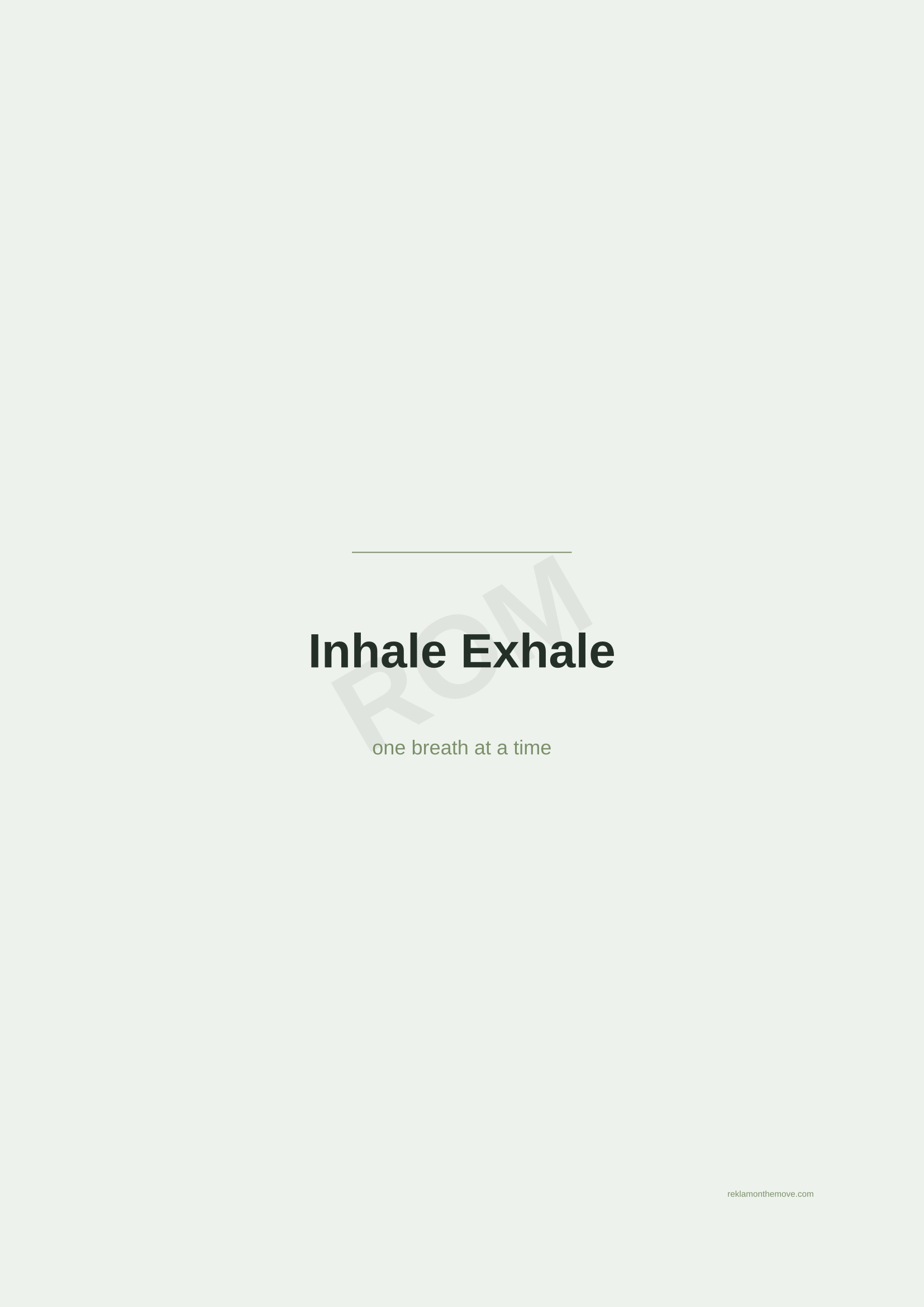 Inhale Exhale · Adaçayı — ROM dijital ürün önizlemesi (filigranlı)
