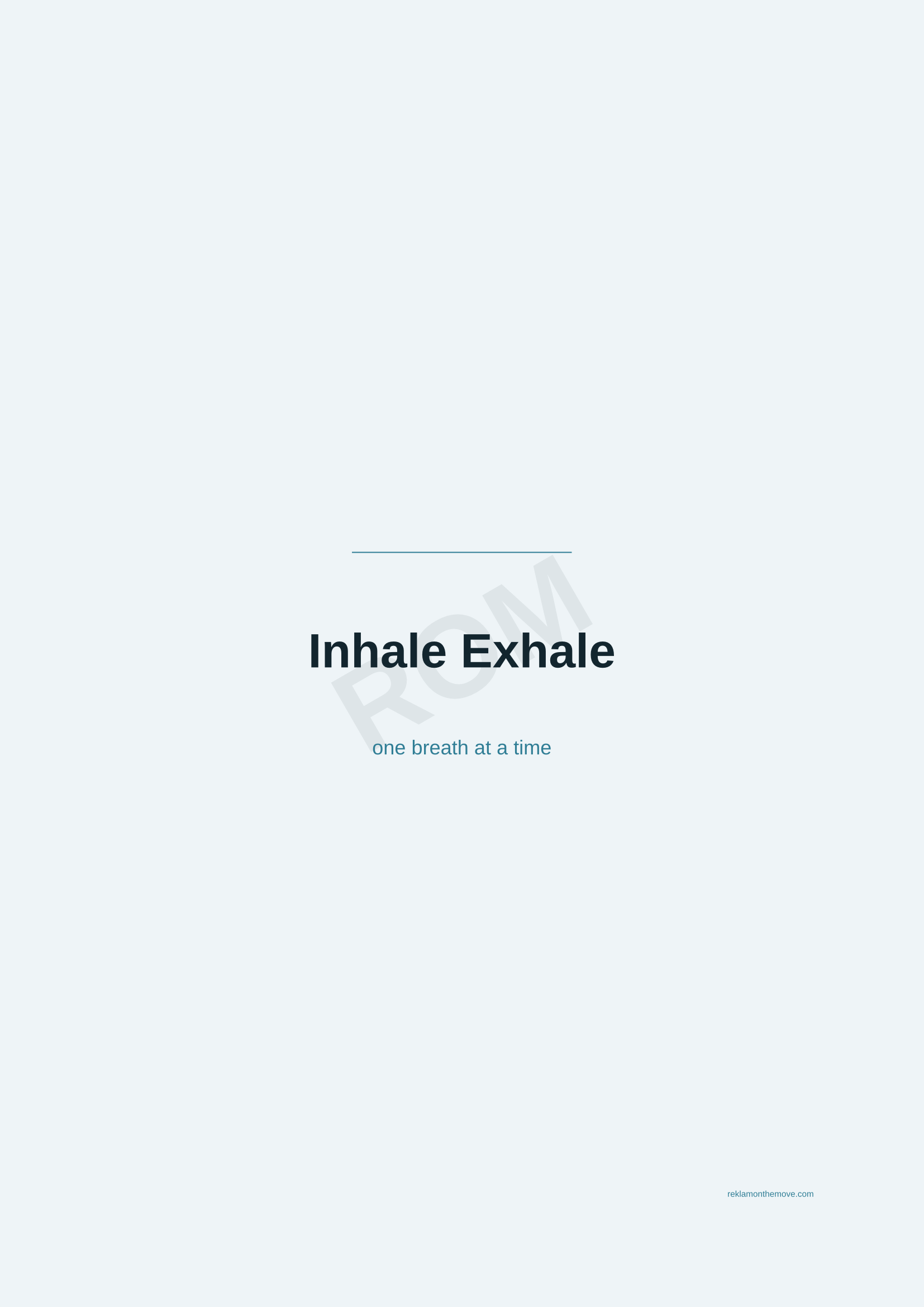 Inhale Exhale · Okyanus — ROM dijital ürün önizlemesi (filigranlı)