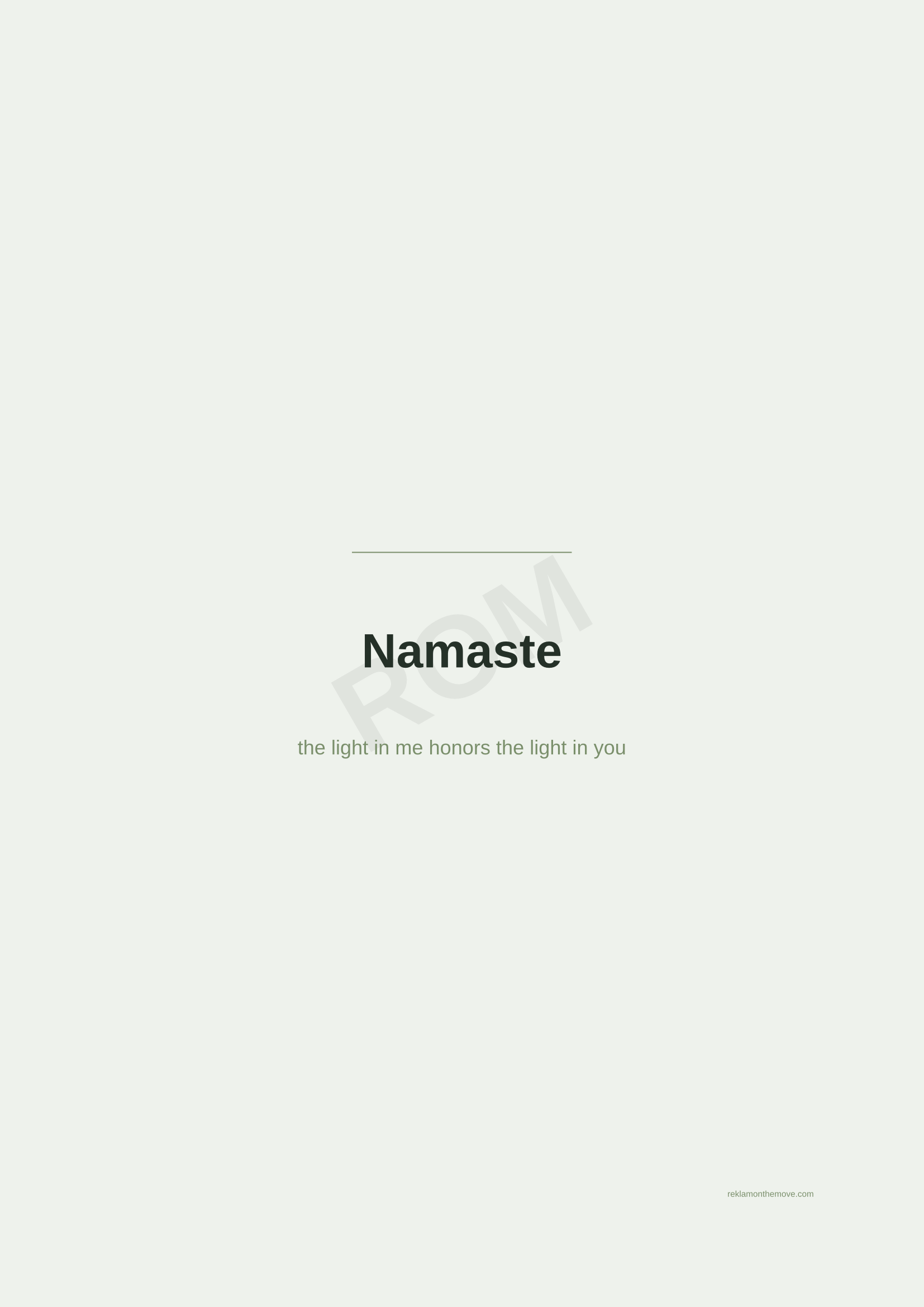 Namaste · Adaçayı — ROM dijital ürün önizlemesi (filigranlı)