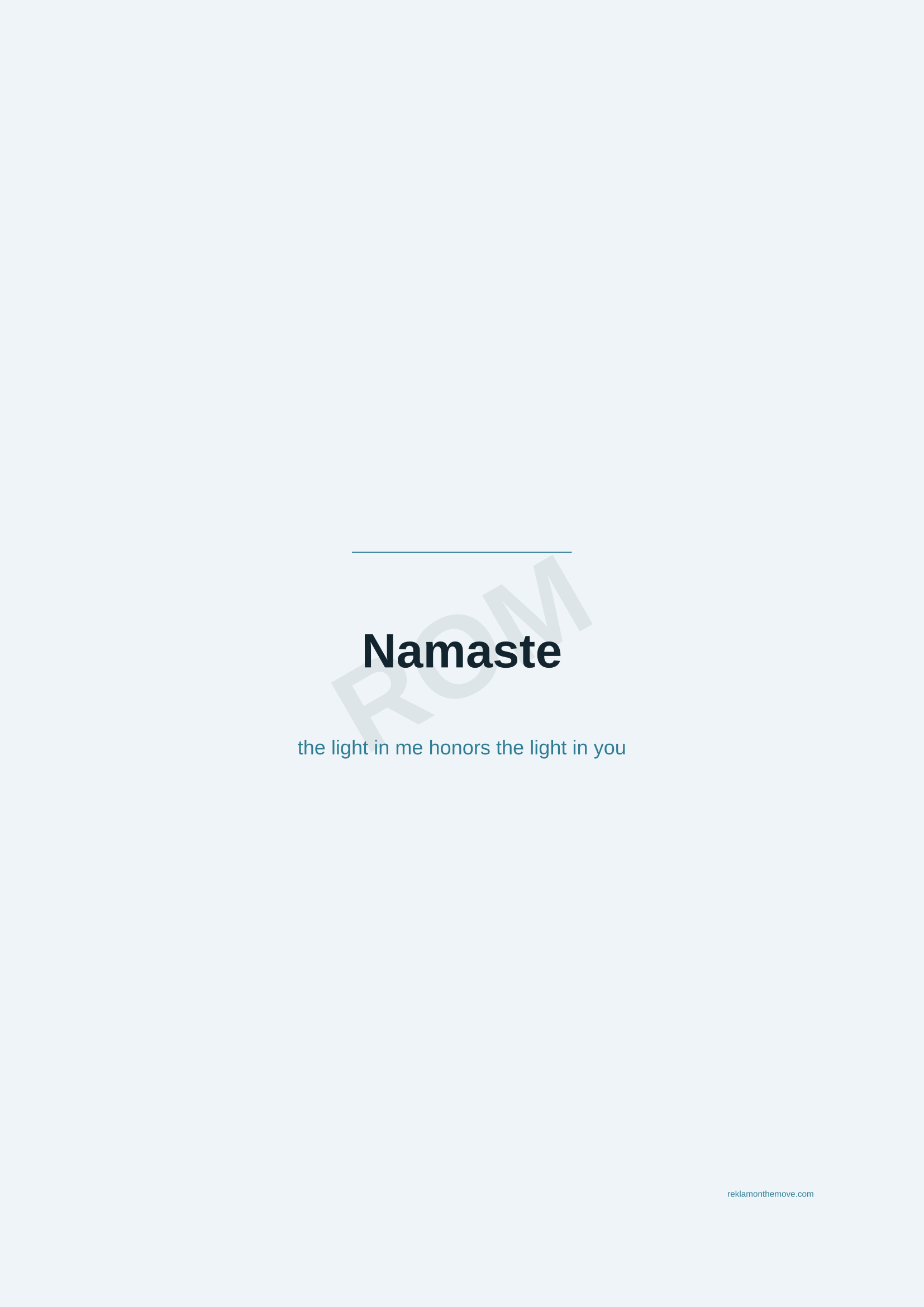 Namaste · Okyanus — ROM dijital ürün önizlemesi (filigranlı)