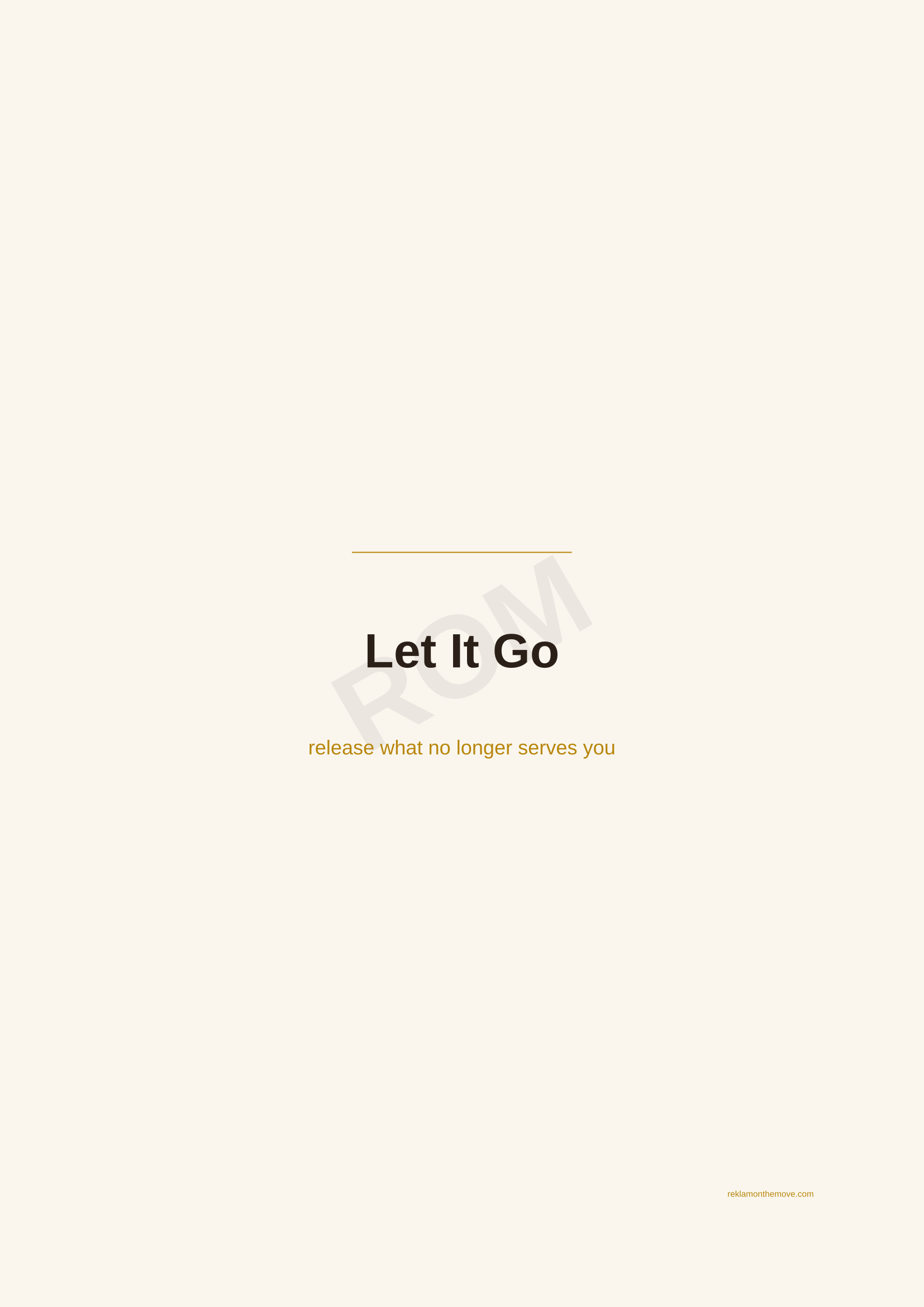 Let It Go · Espresso — ROM dijital ürün önizlemesi (filigranlı)