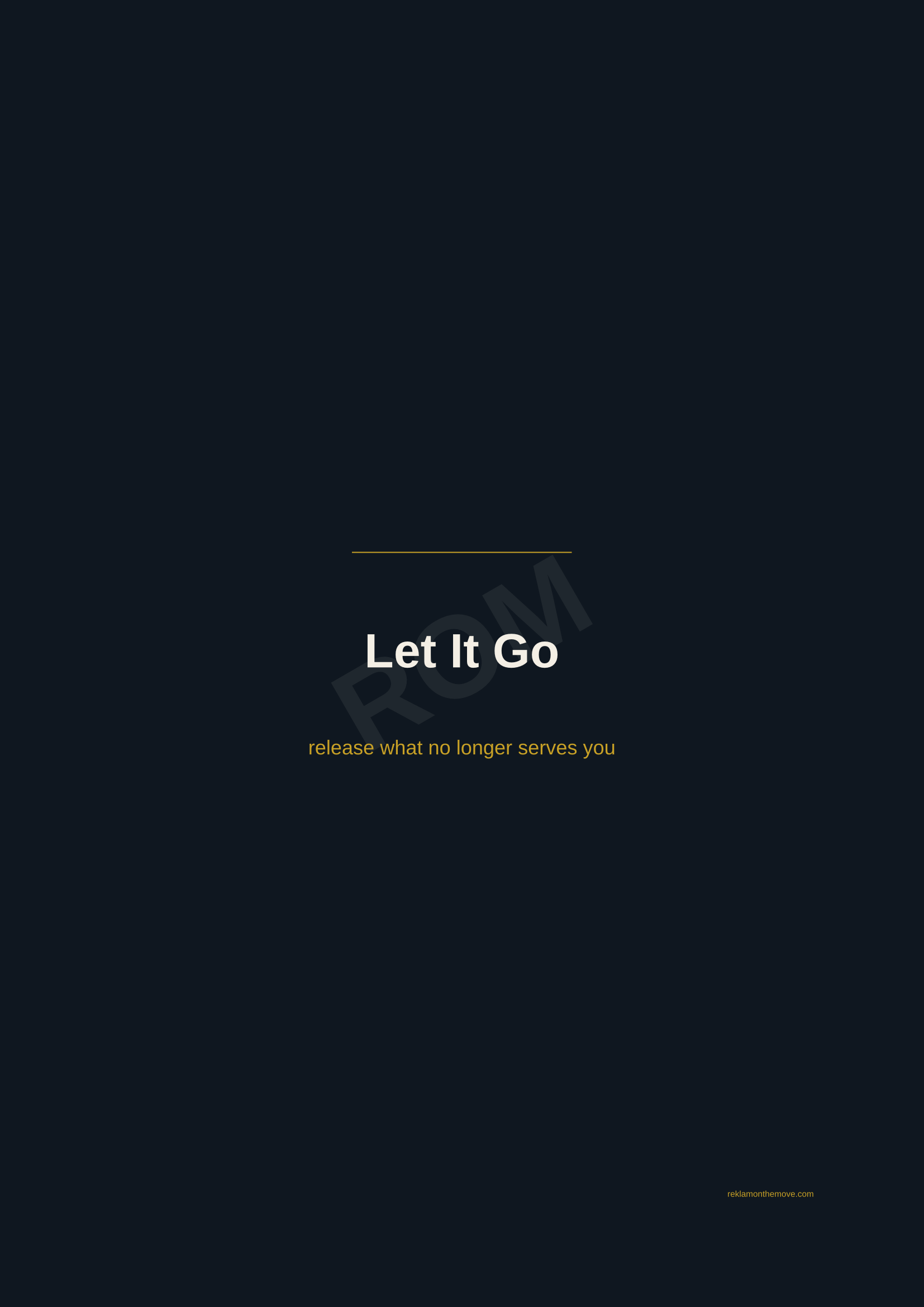 Let It Go · Gece — ROM dijital ürün önizlemesi (filigranlı)