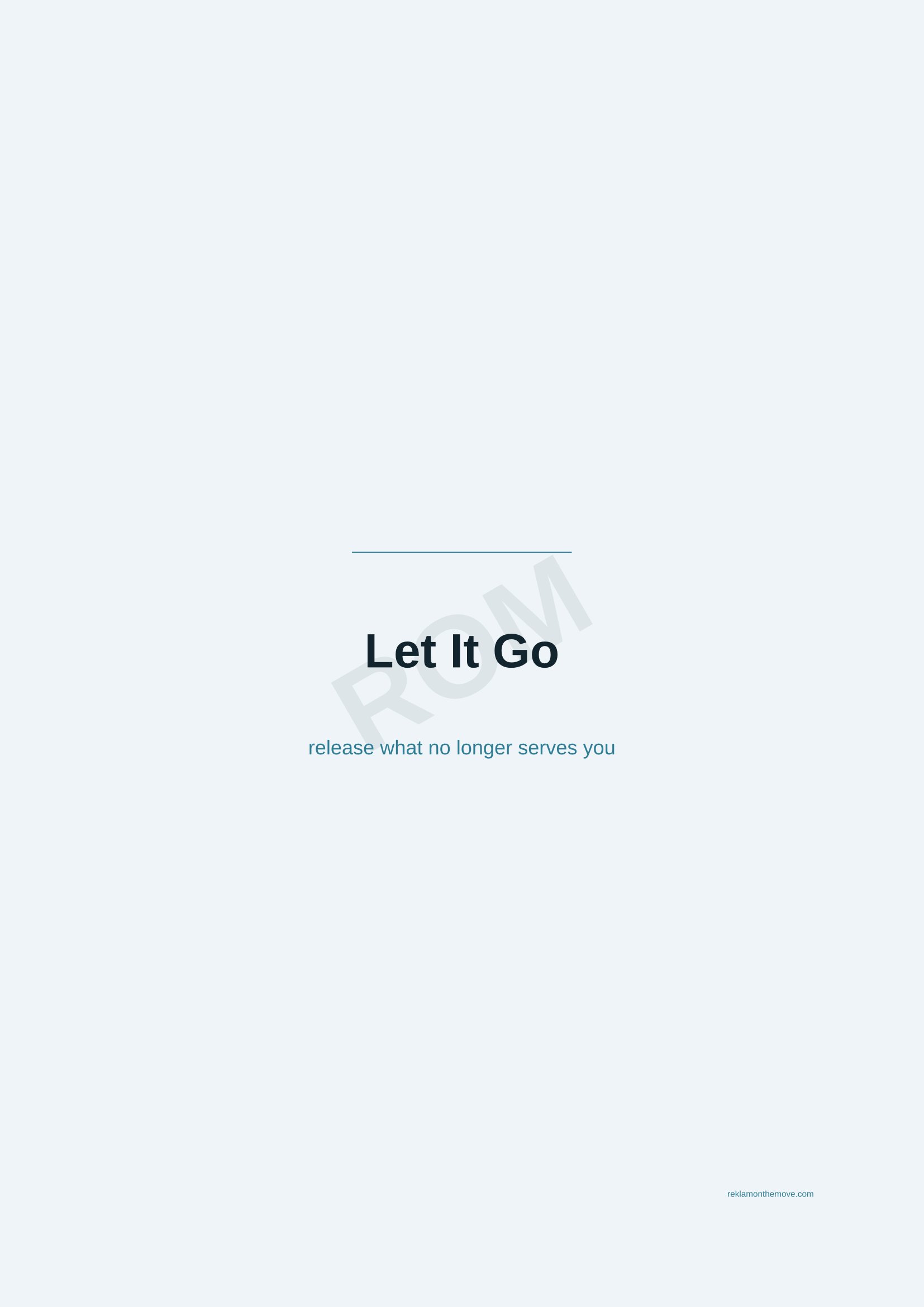 Let It Go · Okyanus — ROM dijital ürün önizlemesi (filigranlı)