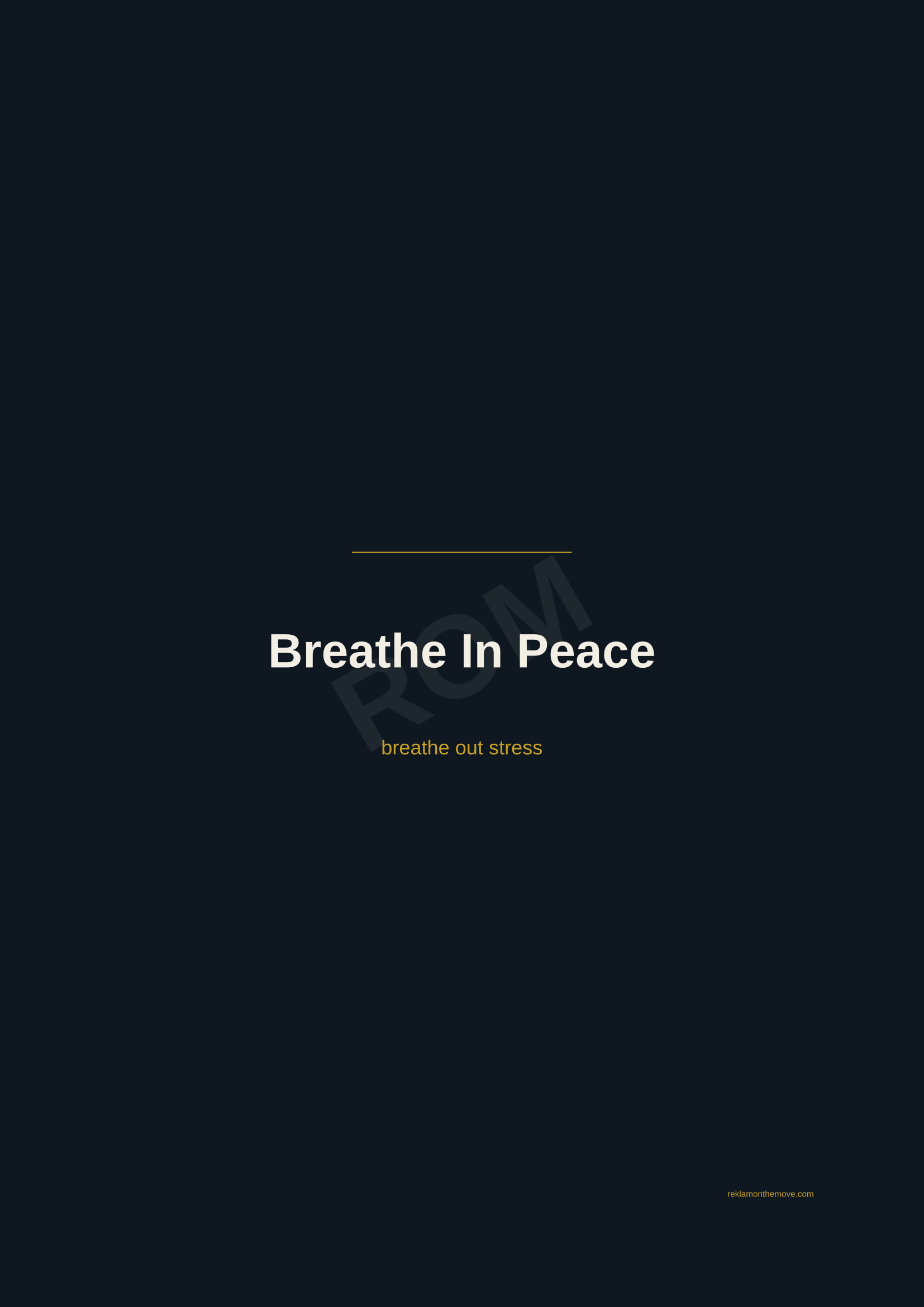 Breathe In Peace · Gece — ROM dijital ürün önizlemesi (filigranlı)