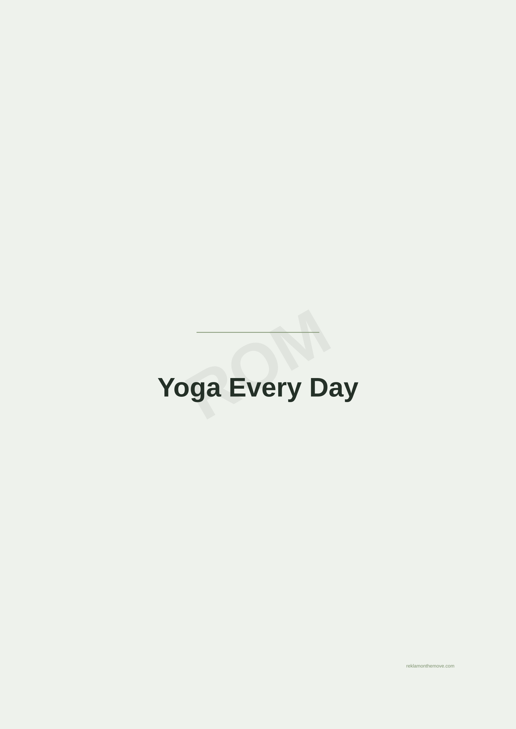 Yoga Every Day · Adaçayı — ROM dijital ürün önizlemesi (filigranlı)