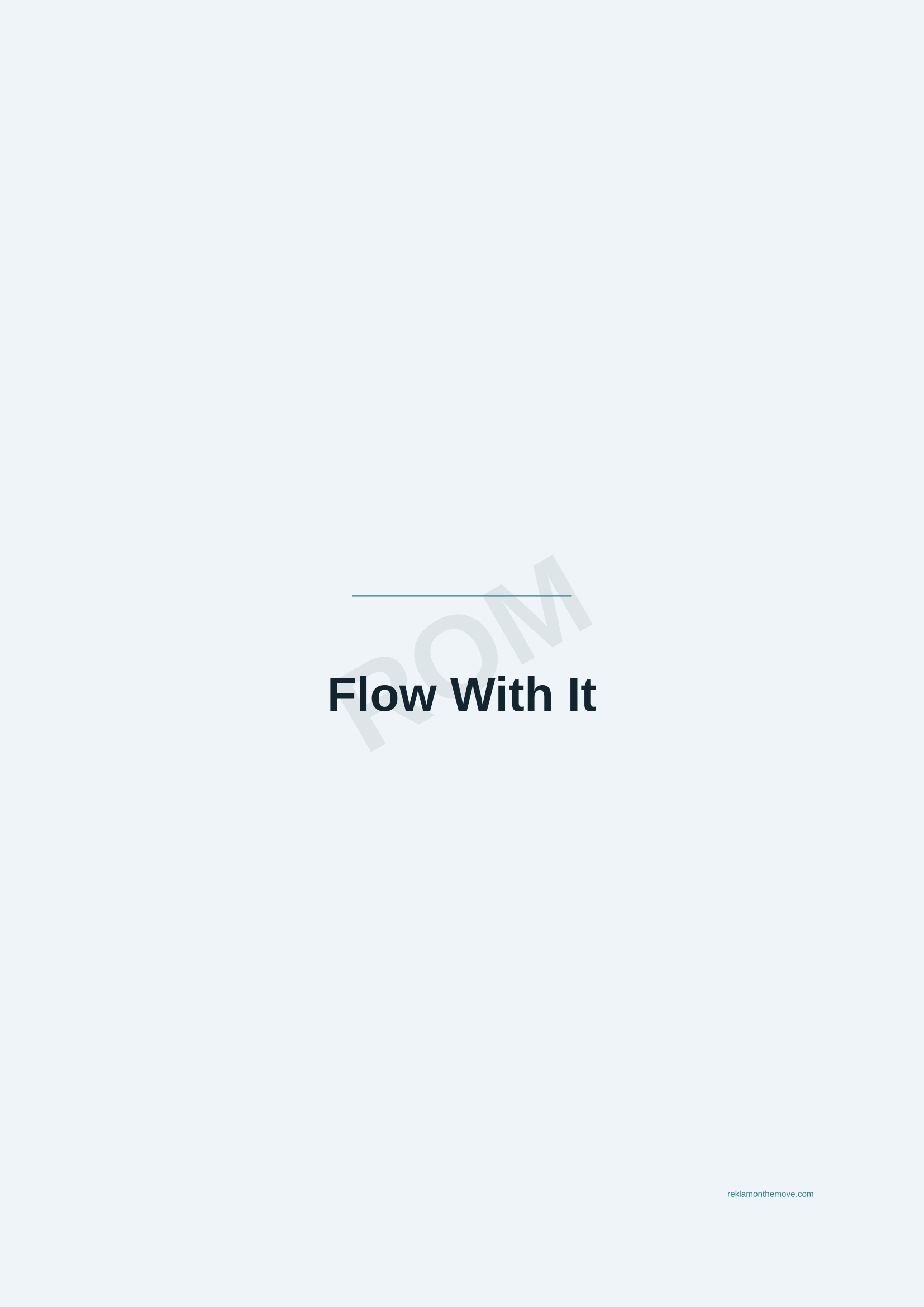 Flow With It · Okyanus — ROM dijital ürün önizlemesi (filigranlı)