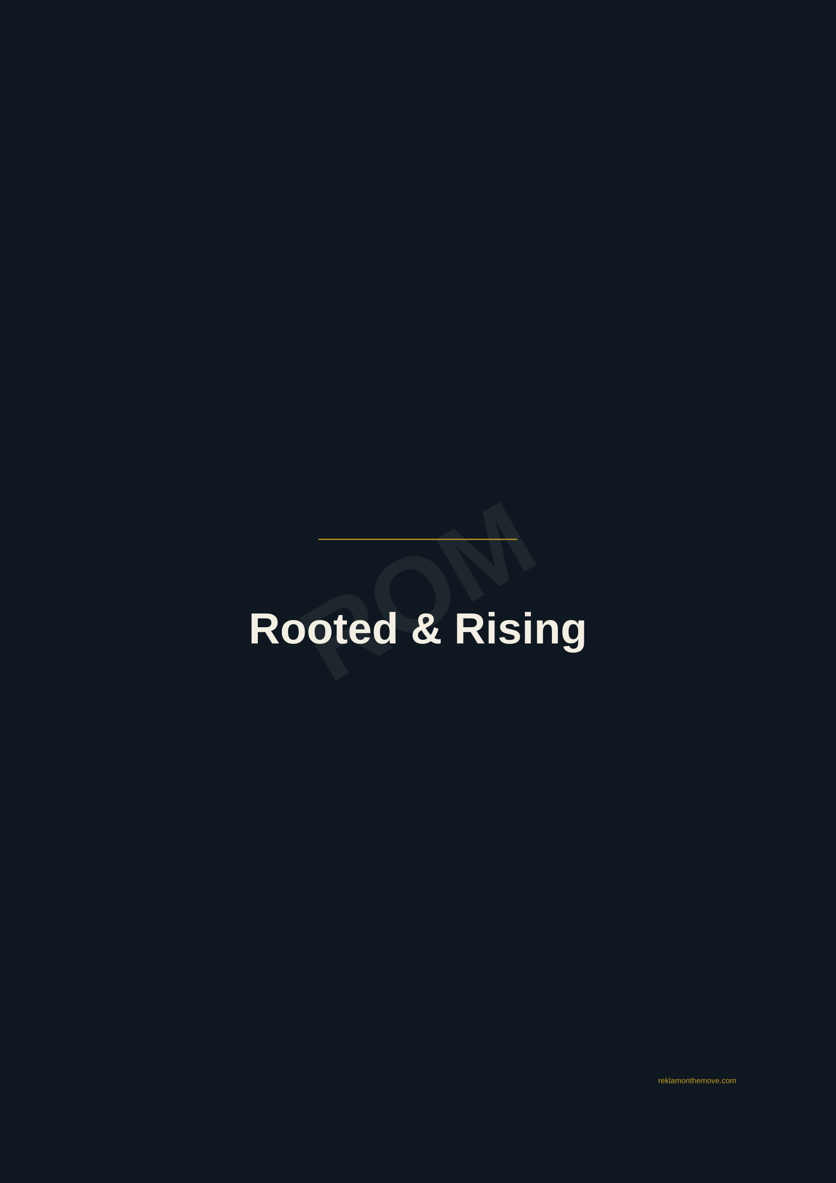 Rooted & Rising · Gece — ROM dijital ürün önizlemesi (filigranlı)