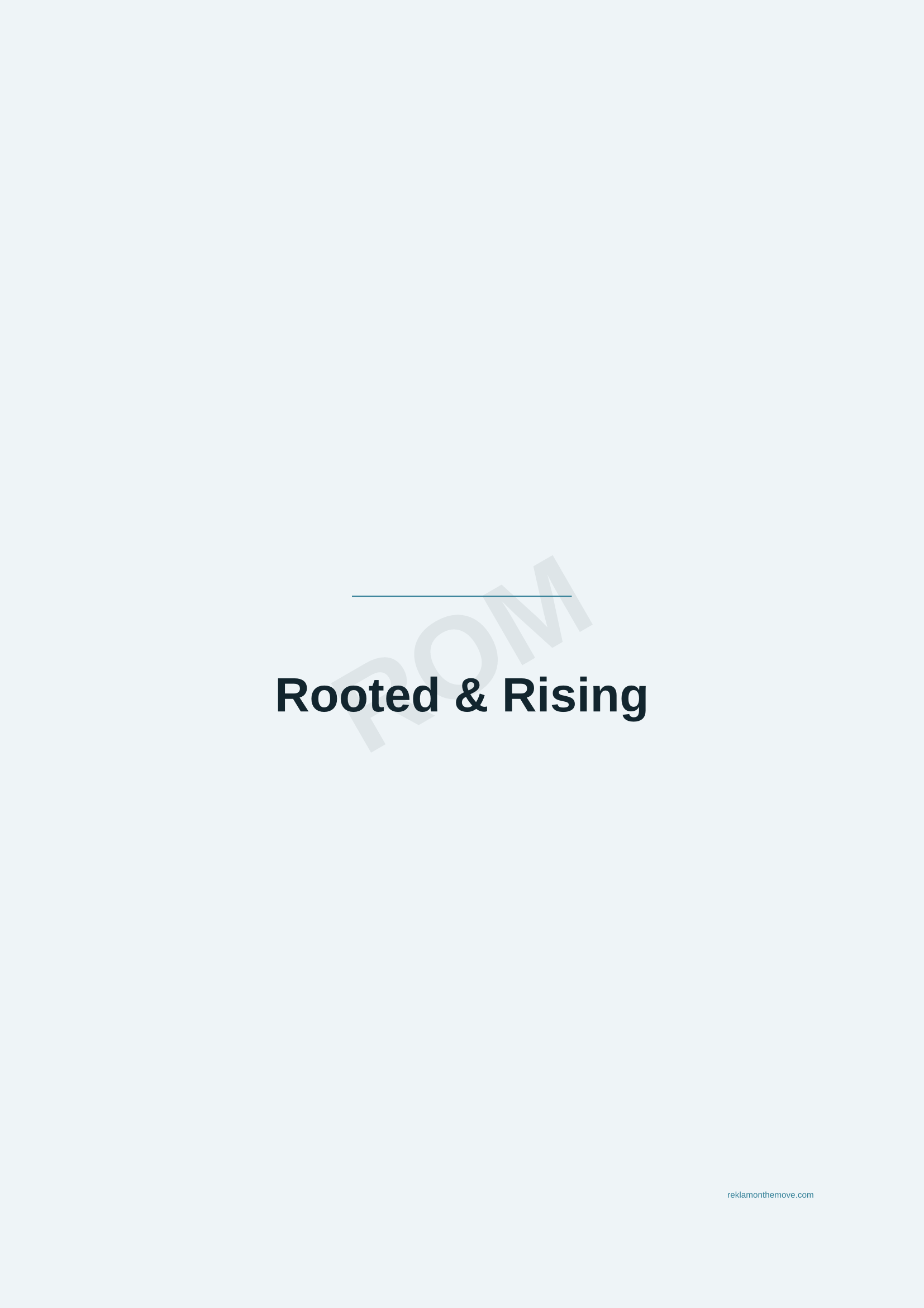 Rooted & Rising · Okyanus — ROM dijital ürün önizlemesi (filigranlı)