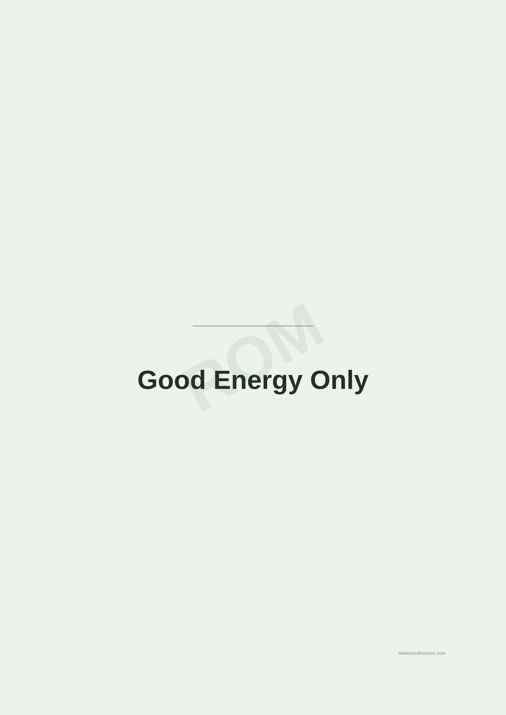 Good Energy Only · Adaçayı — ROM dijital ürün önizlemesi (filigranlı)