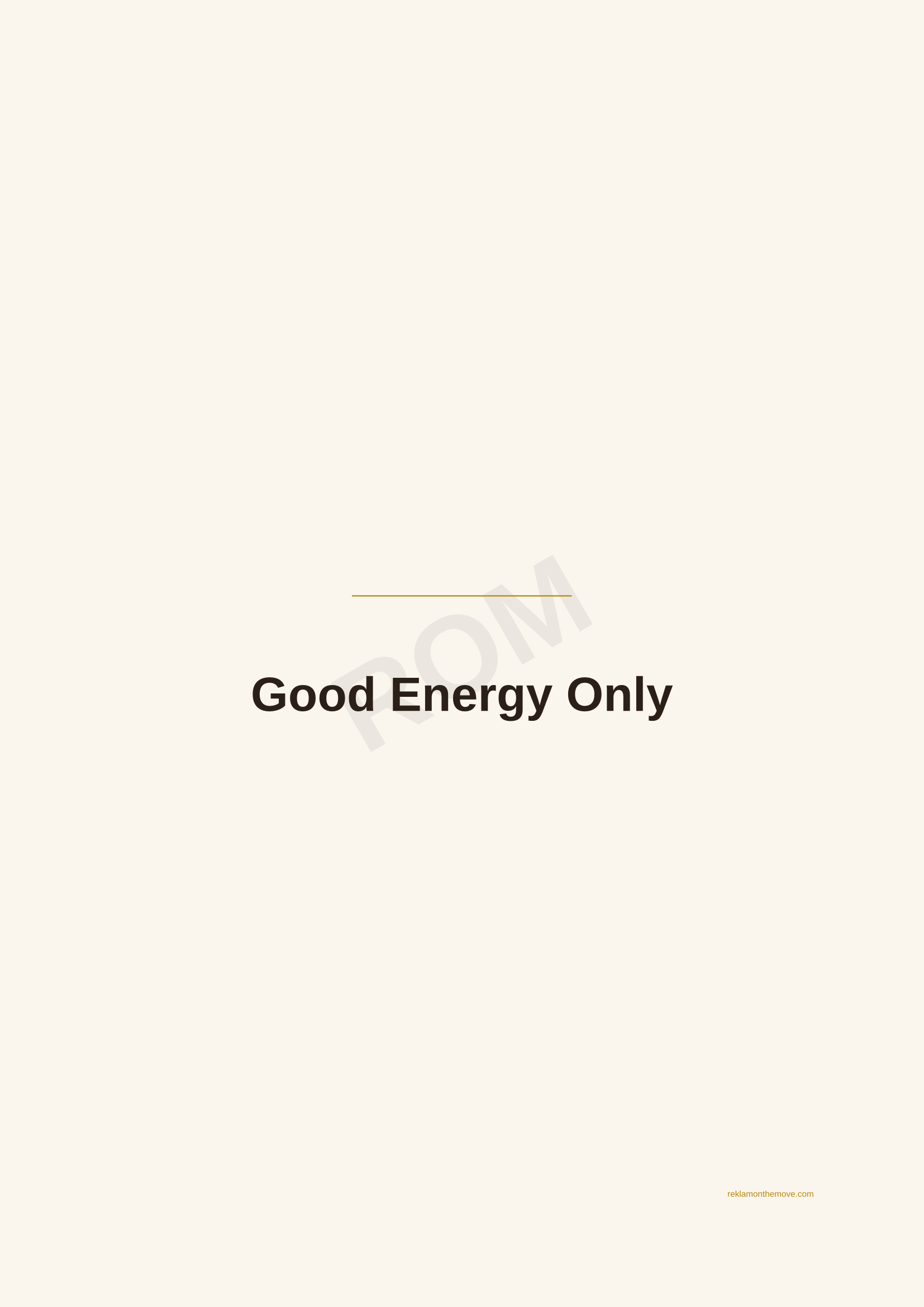 Good Energy Only · Espresso — ROM dijital ürün önizlemesi (filigranlı)