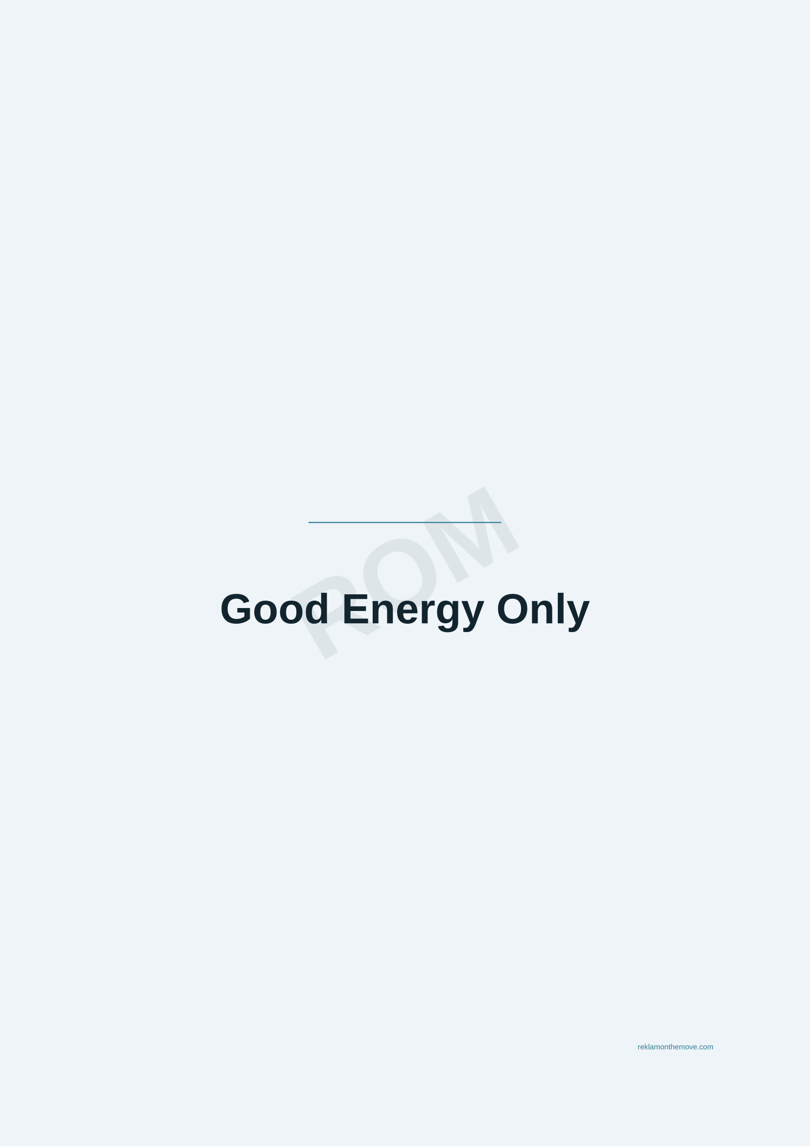 Good Energy Only · Okyanus — ROM dijital ürün önizlemesi (filigranlı)