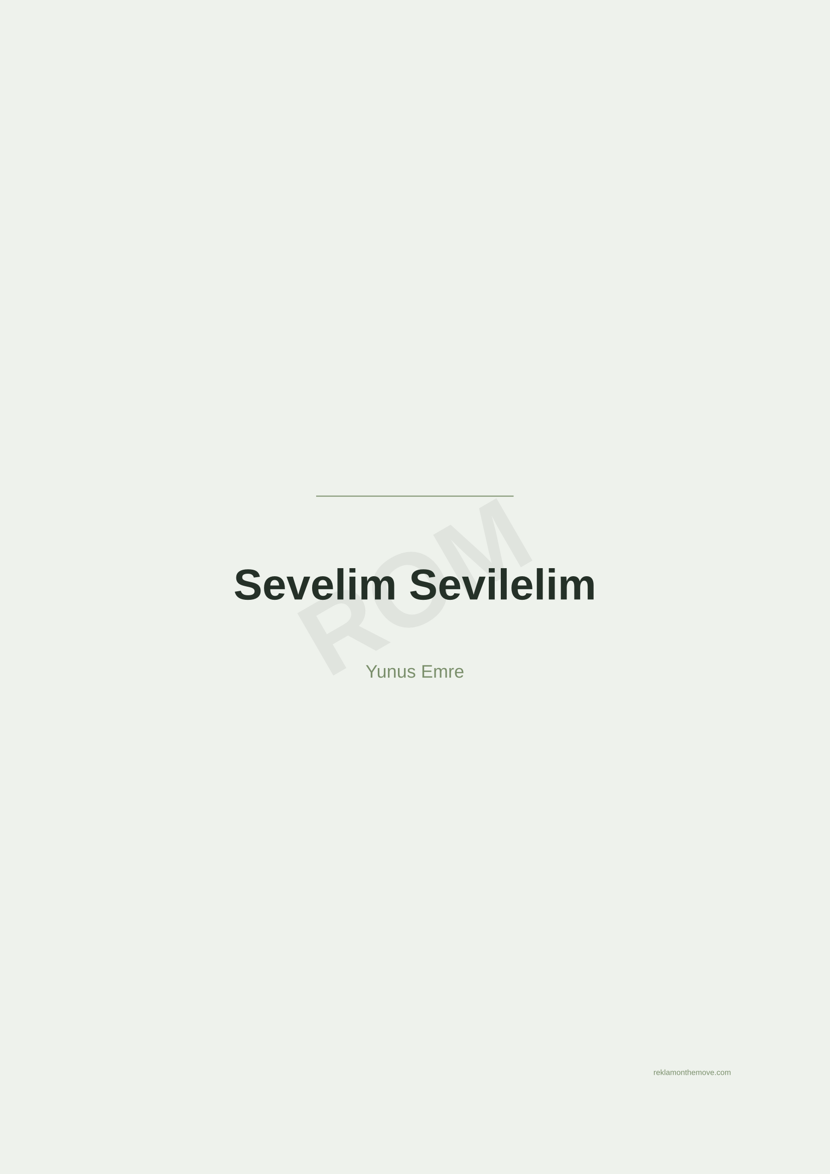 Sevelim Sevilelim · Adaçayı — ROM dijital ürün önizlemesi (filigranlı)