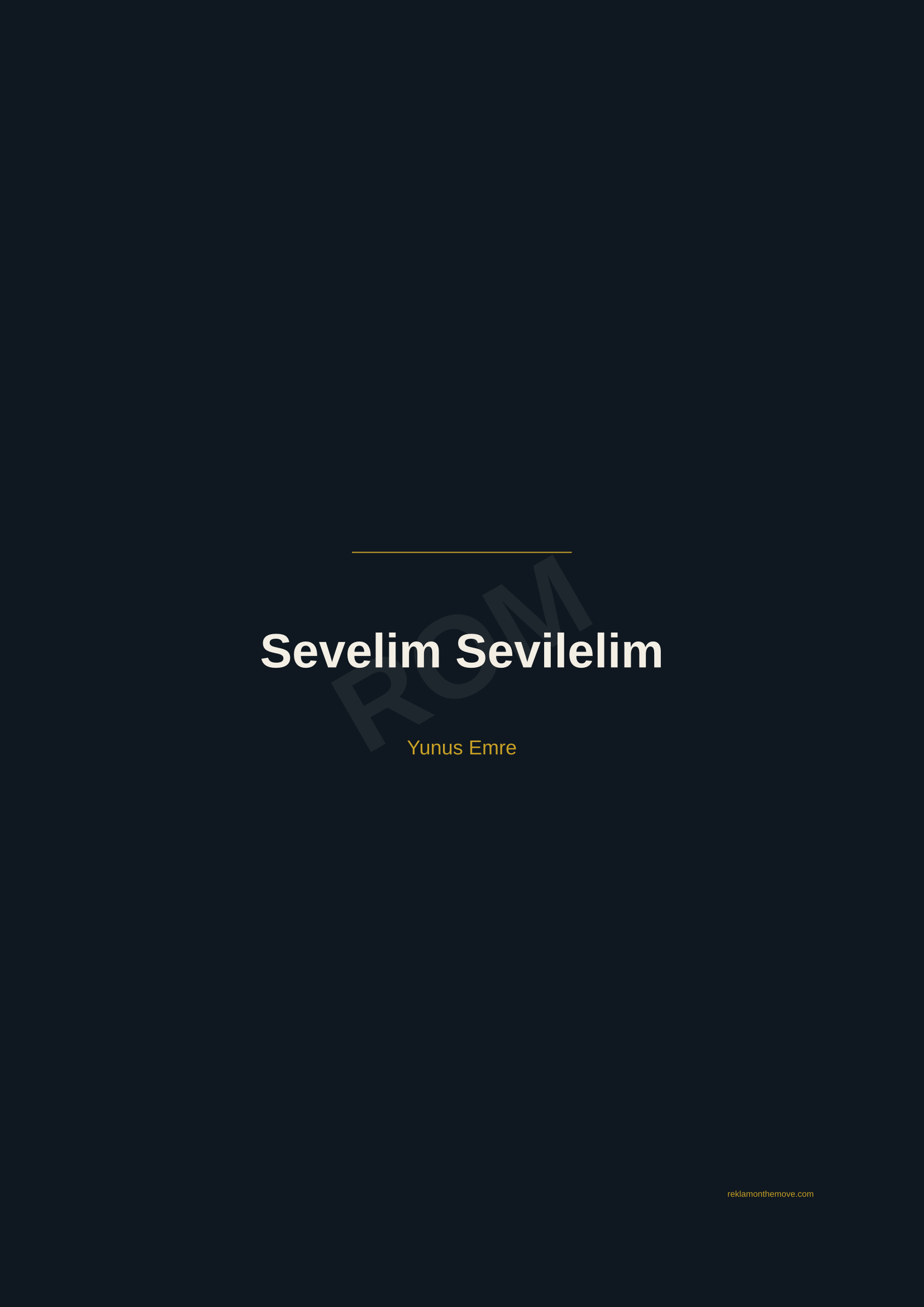 Sevelim Sevilelim · Gece — ROM dijital ürün önizlemesi (filigranlı)