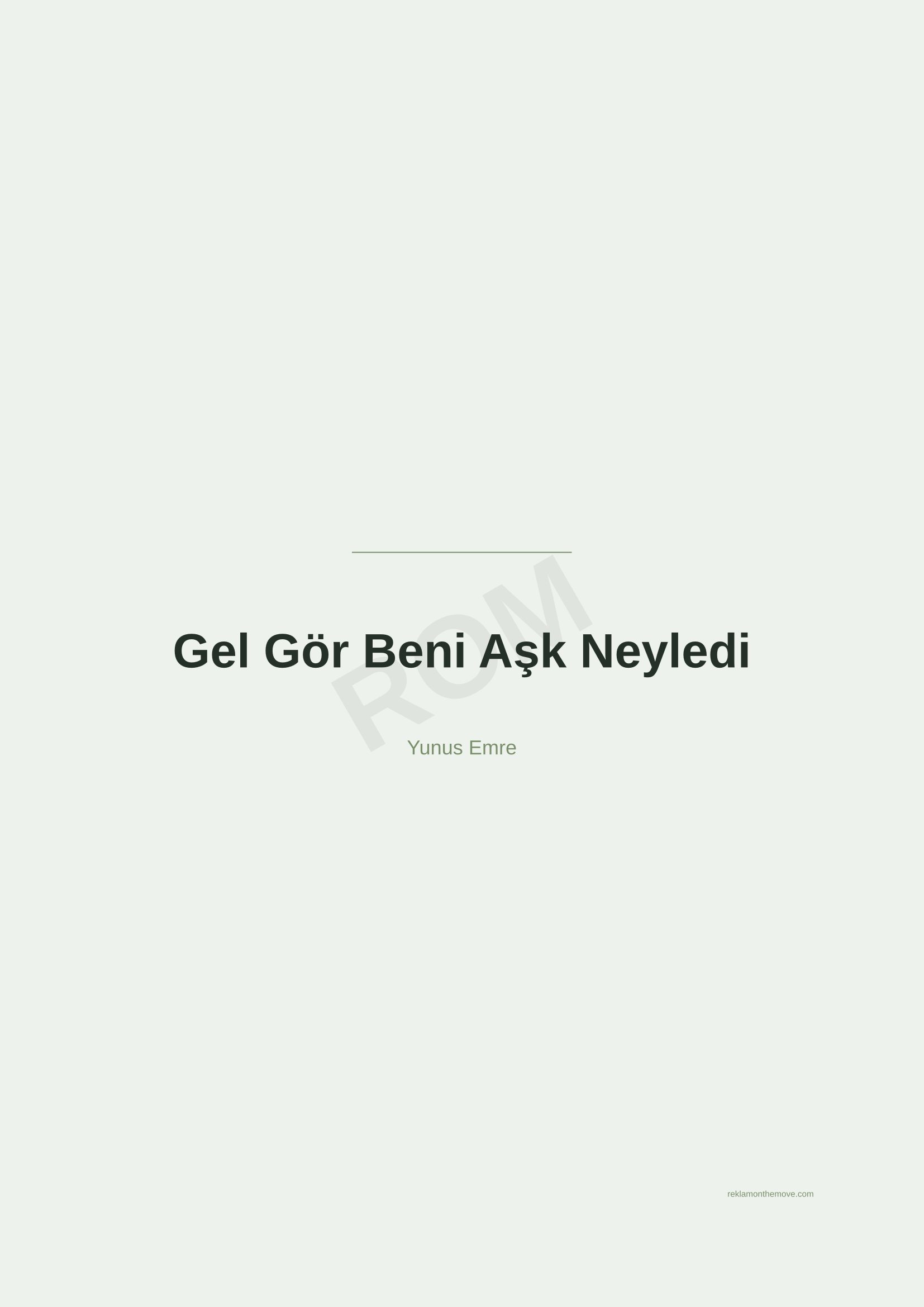 Gel Gör Beni Aşk Neyledi · Adaçayı — ROM dijital ürün önizlemesi (filigranlı)