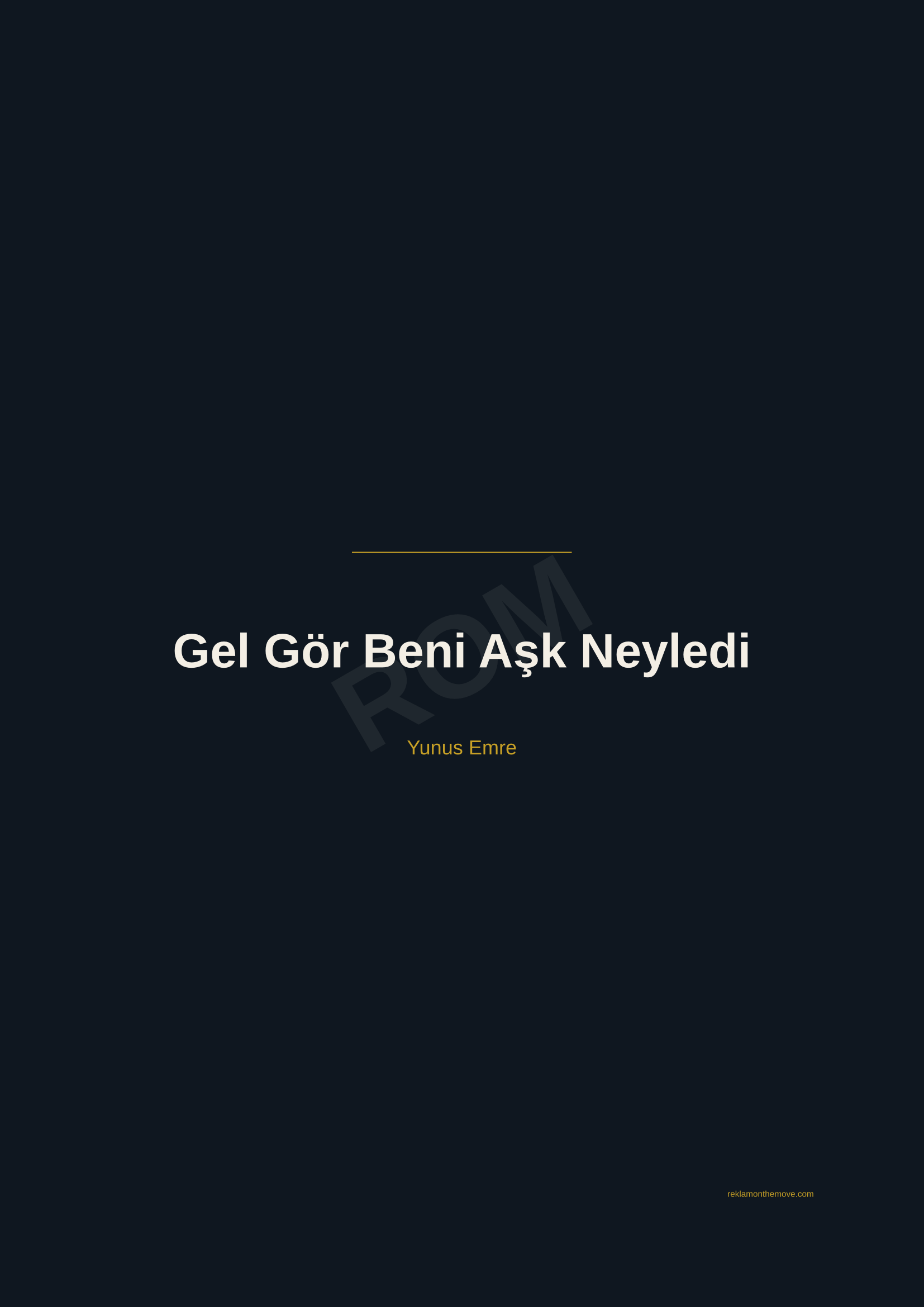 Gel Gör Beni Aşk Neyledi · Gece — ROM dijital ürün önizlemesi (filigranlı)
