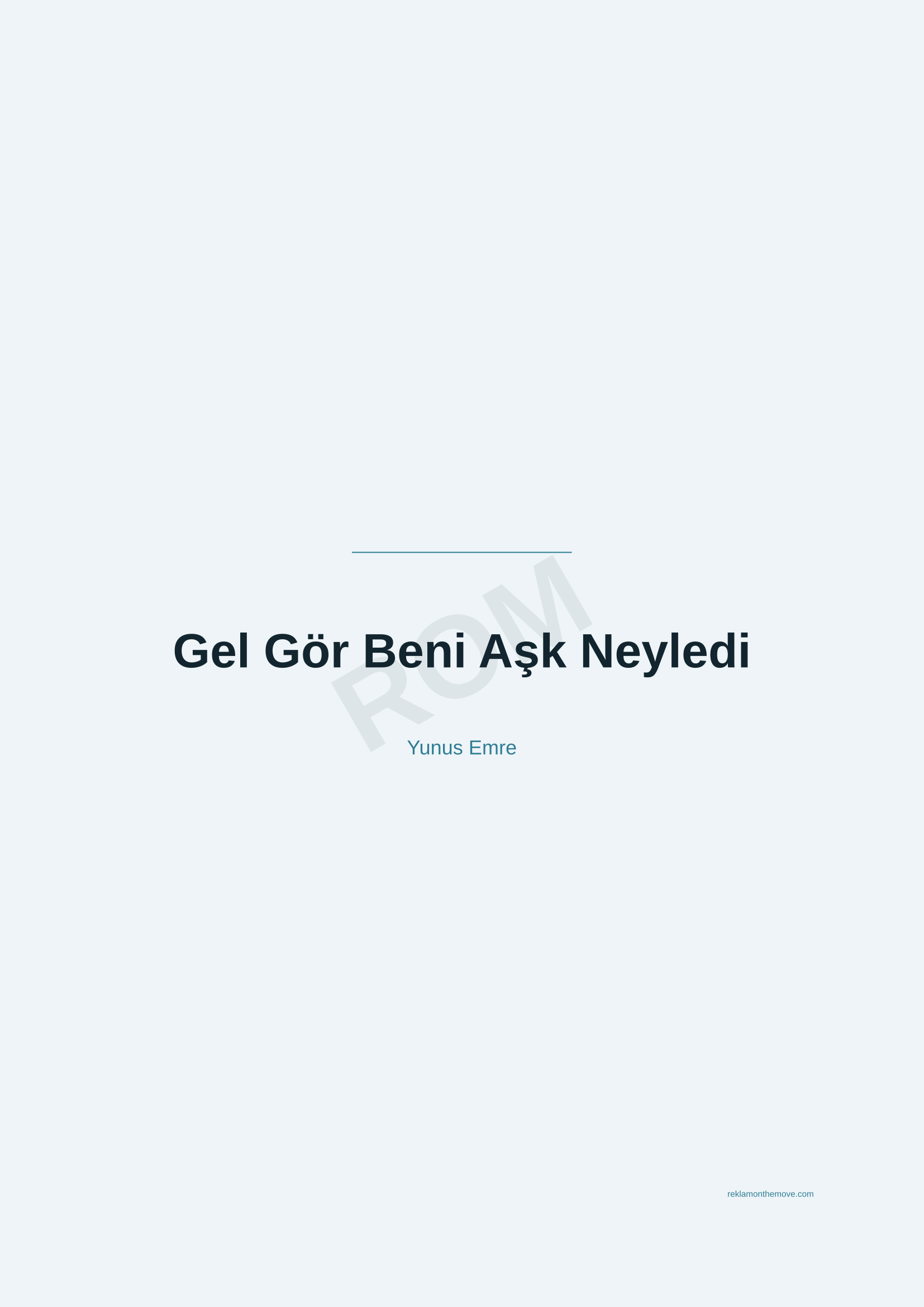 Gel Gör Beni Aşk Neyledi · Okyanus — ROM dijital ürün önizlemesi (filigranlı)