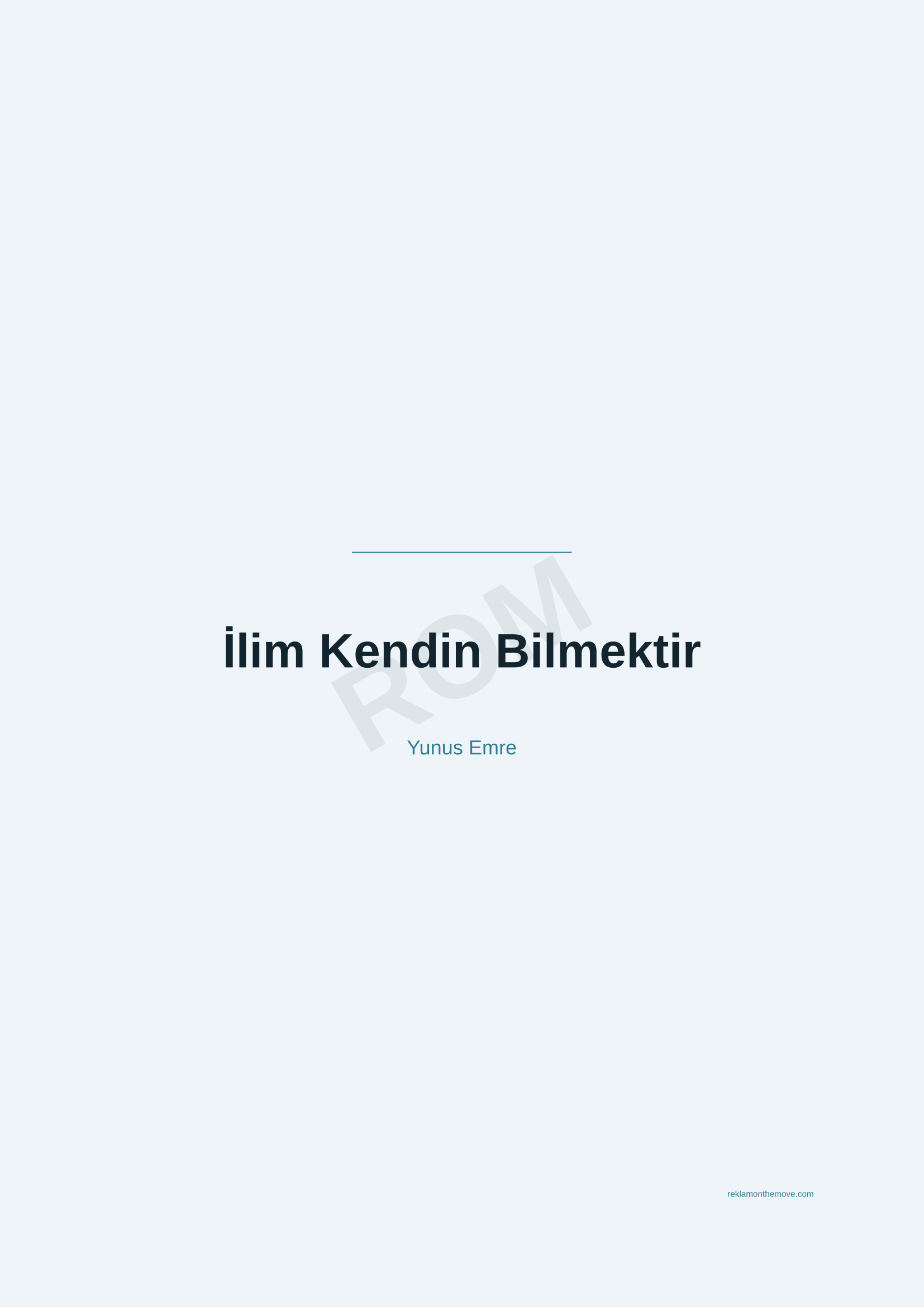 İlim Kendin Bilmektir · Okyanus — ROM dijital ürün önizlemesi (filigranlı)