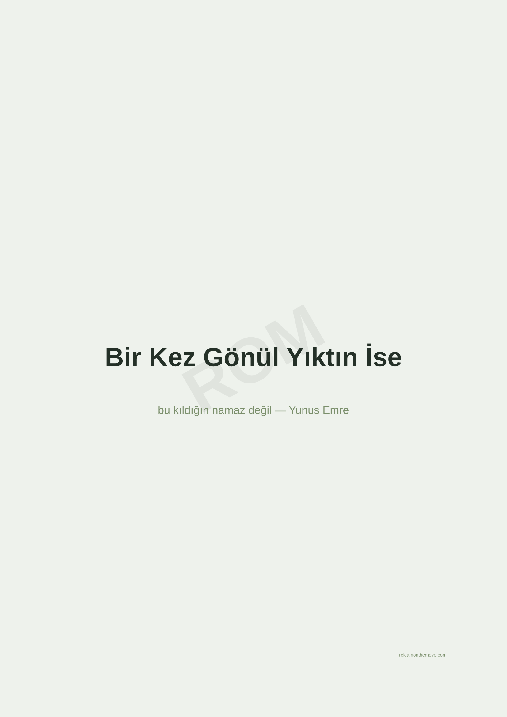 Bir Kez Gönül Yıktın İse · Adaçayı — ROM dijital ürün önizlemesi (filigranlı)