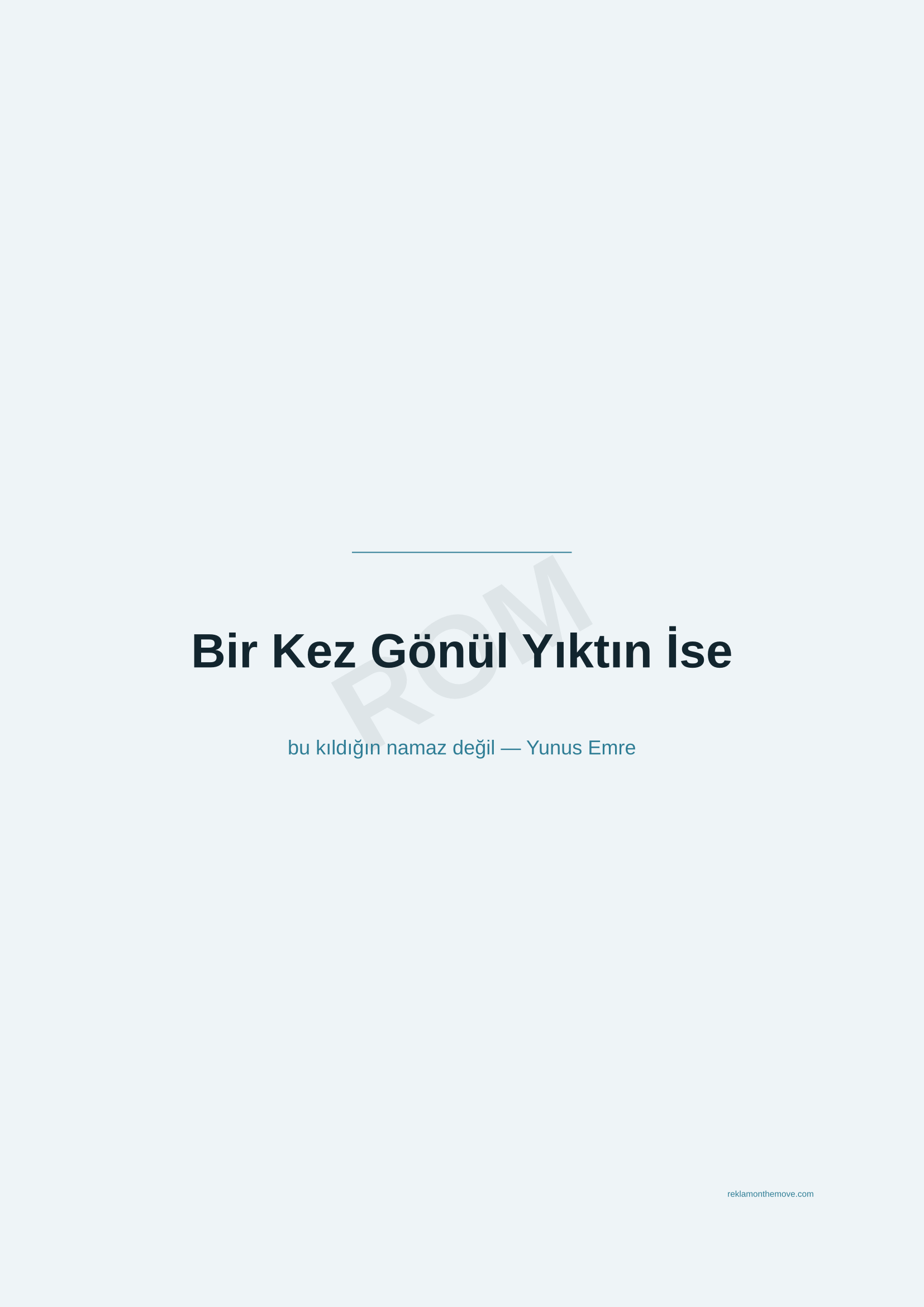 Bir Kez Gönül Yıktın İse · Okyanus — ROM dijital ürün önizlemesi (filigranlı)