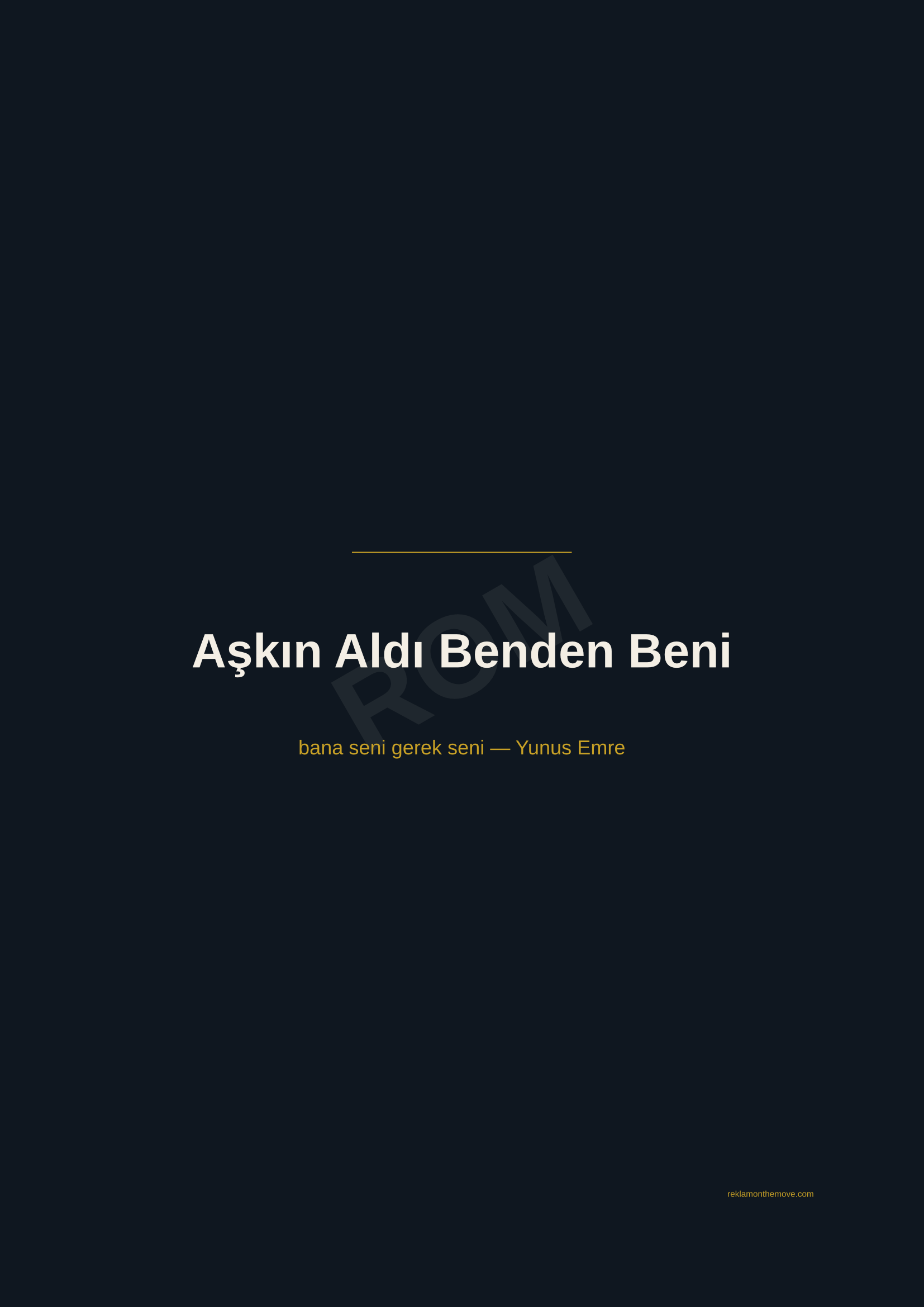 Aşkın Aldı Benden Beni · Gece — ROM dijital ürün önizlemesi (filigranlı)