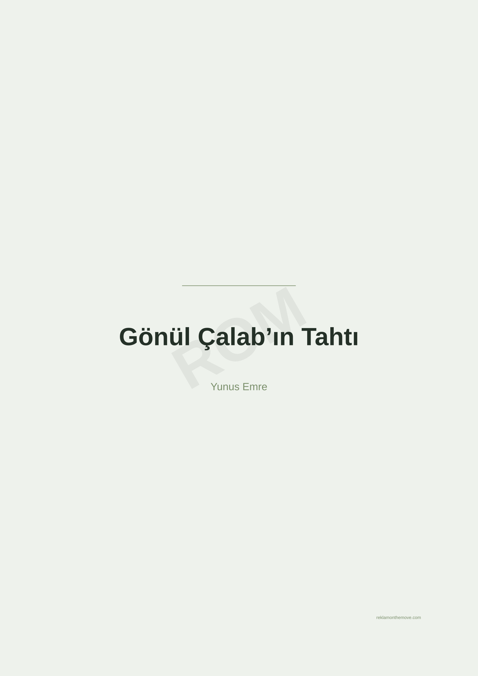 Gönül Çalab'ın Tahtı · Adaçayı — ROM dijital ürün önizlemesi (filigranlı)