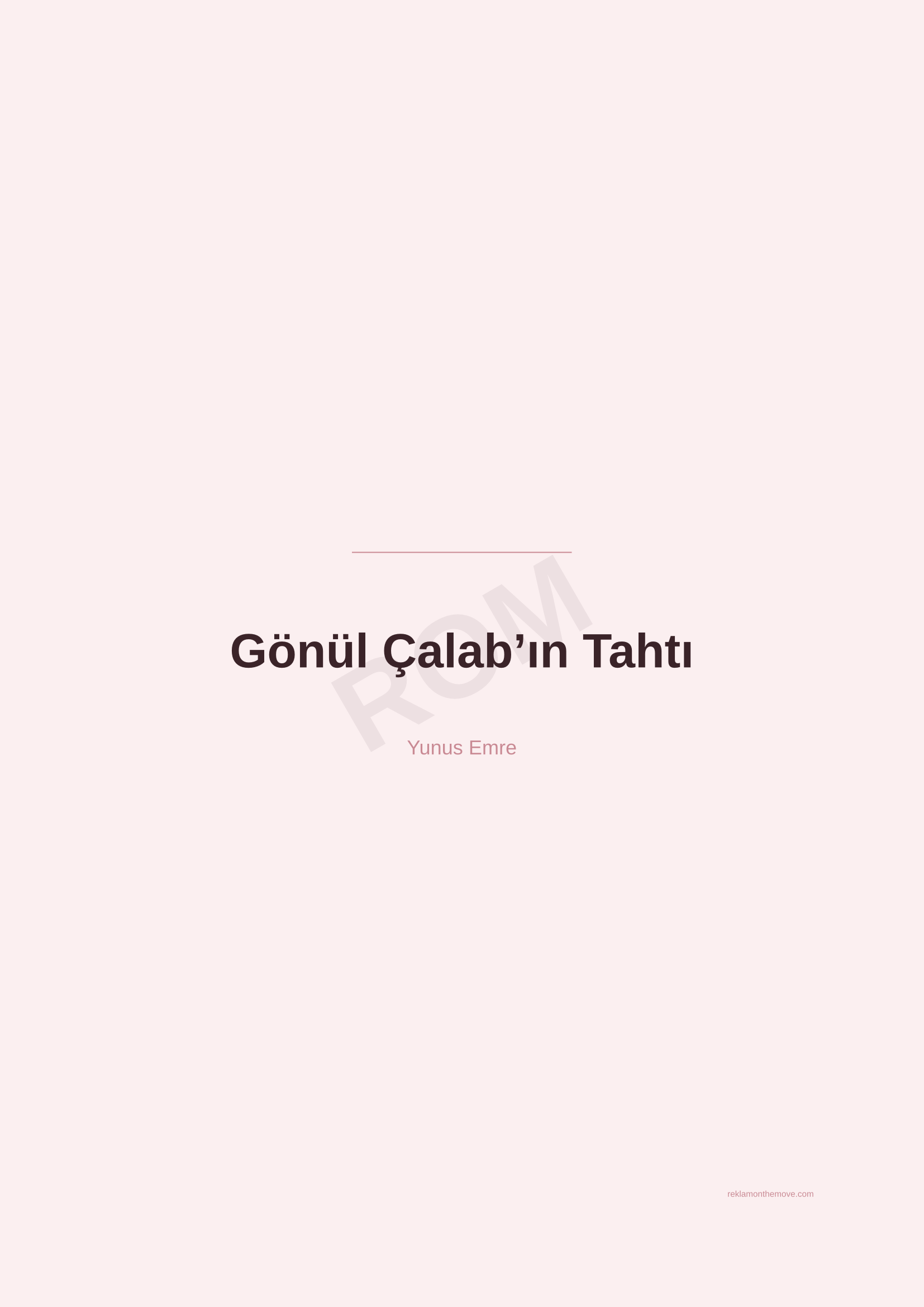 Gönül Çalab'ın Tahtı · Gül — ROM dijital ürün önizlemesi (filigranlı)