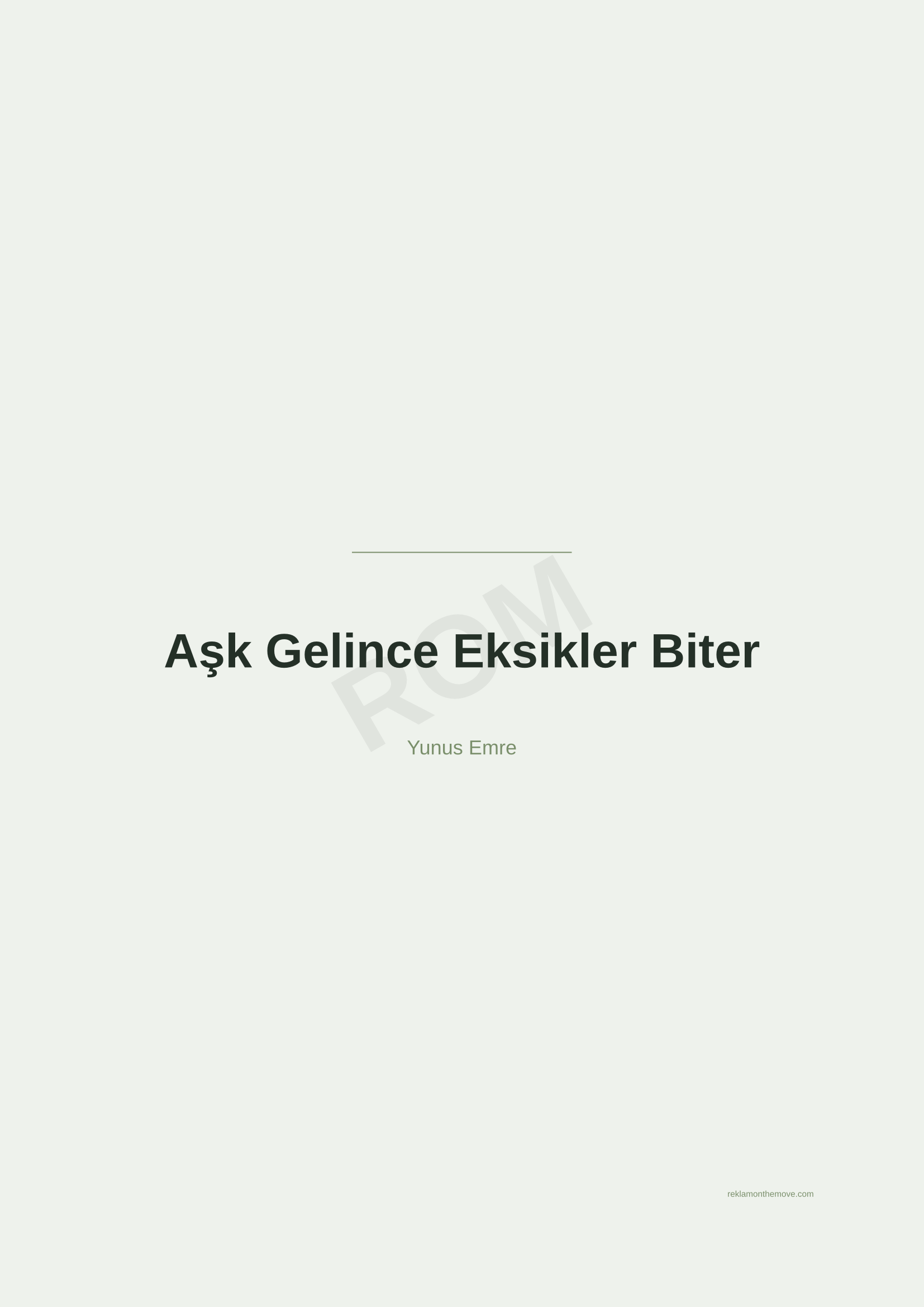 Aşk Gelince Eksikler Biter · Adaçayı — ROM dijital ürün önizlemesi (filigranlı)