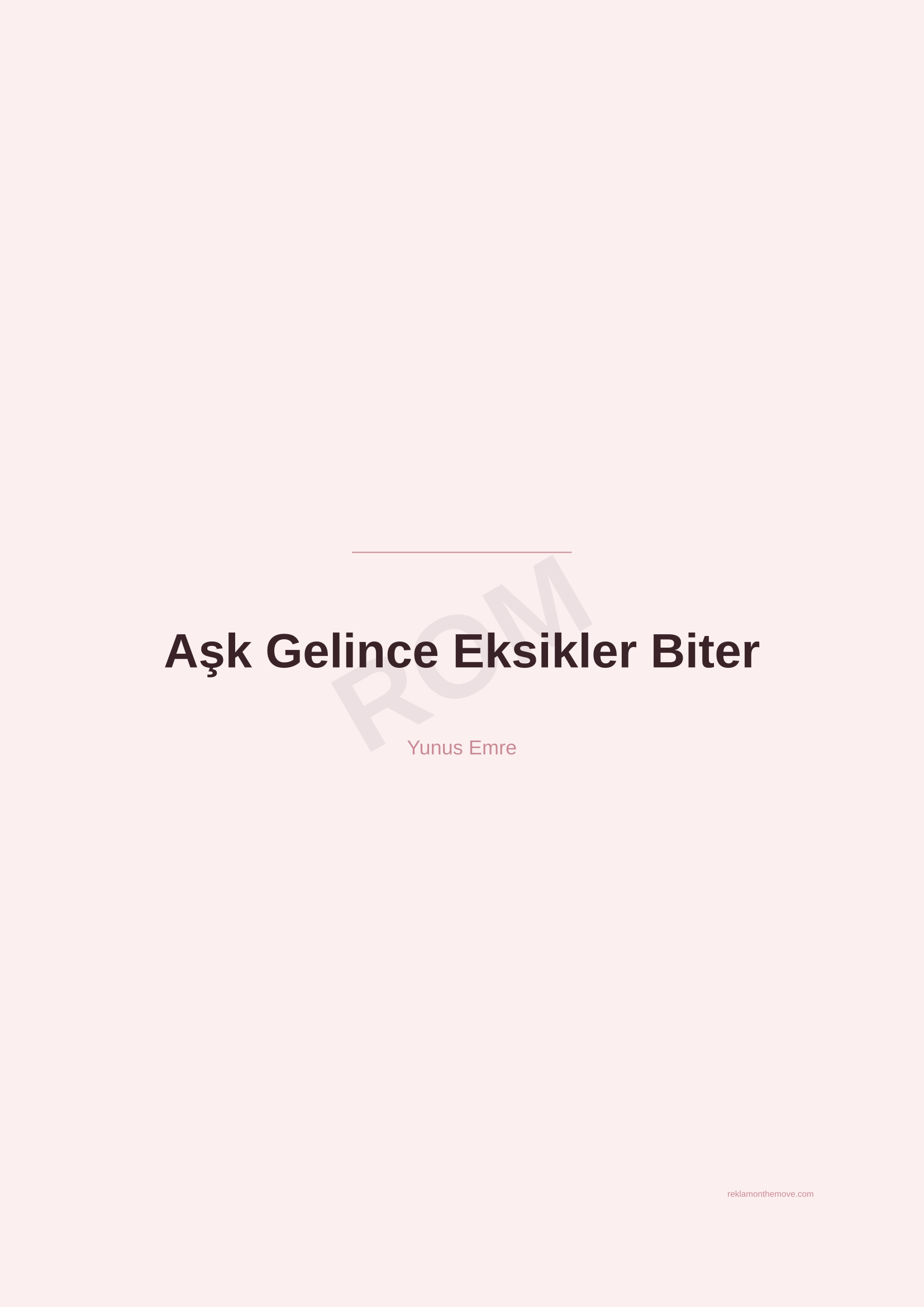 Aşk Gelince Eksikler Biter · Gül — ROM dijital ürün önizlemesi (filigranlı)