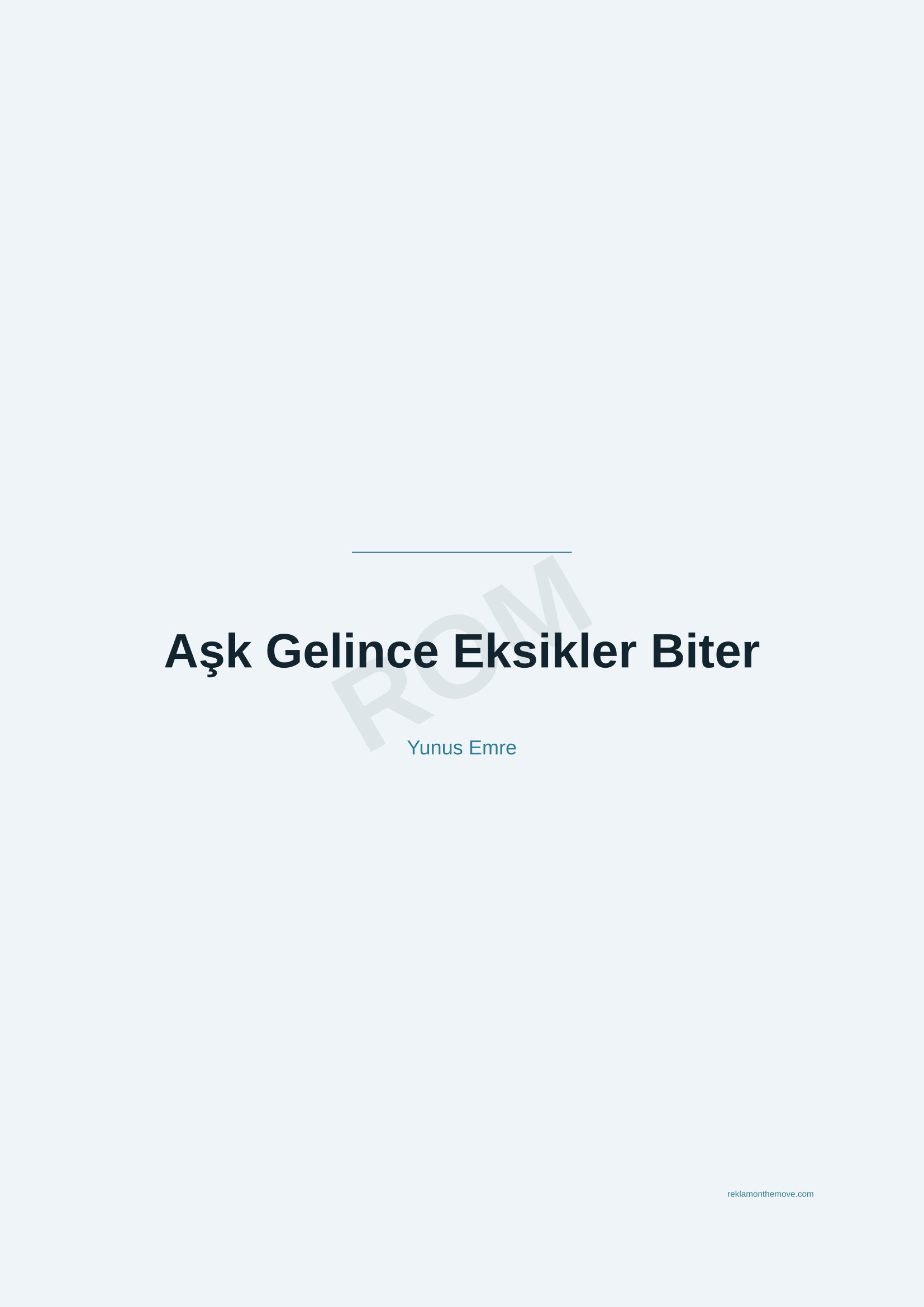 Aşk Gelince Eksikler Biter · Okyanus — ROM dijital ürün önizlemesi (filigranlı)