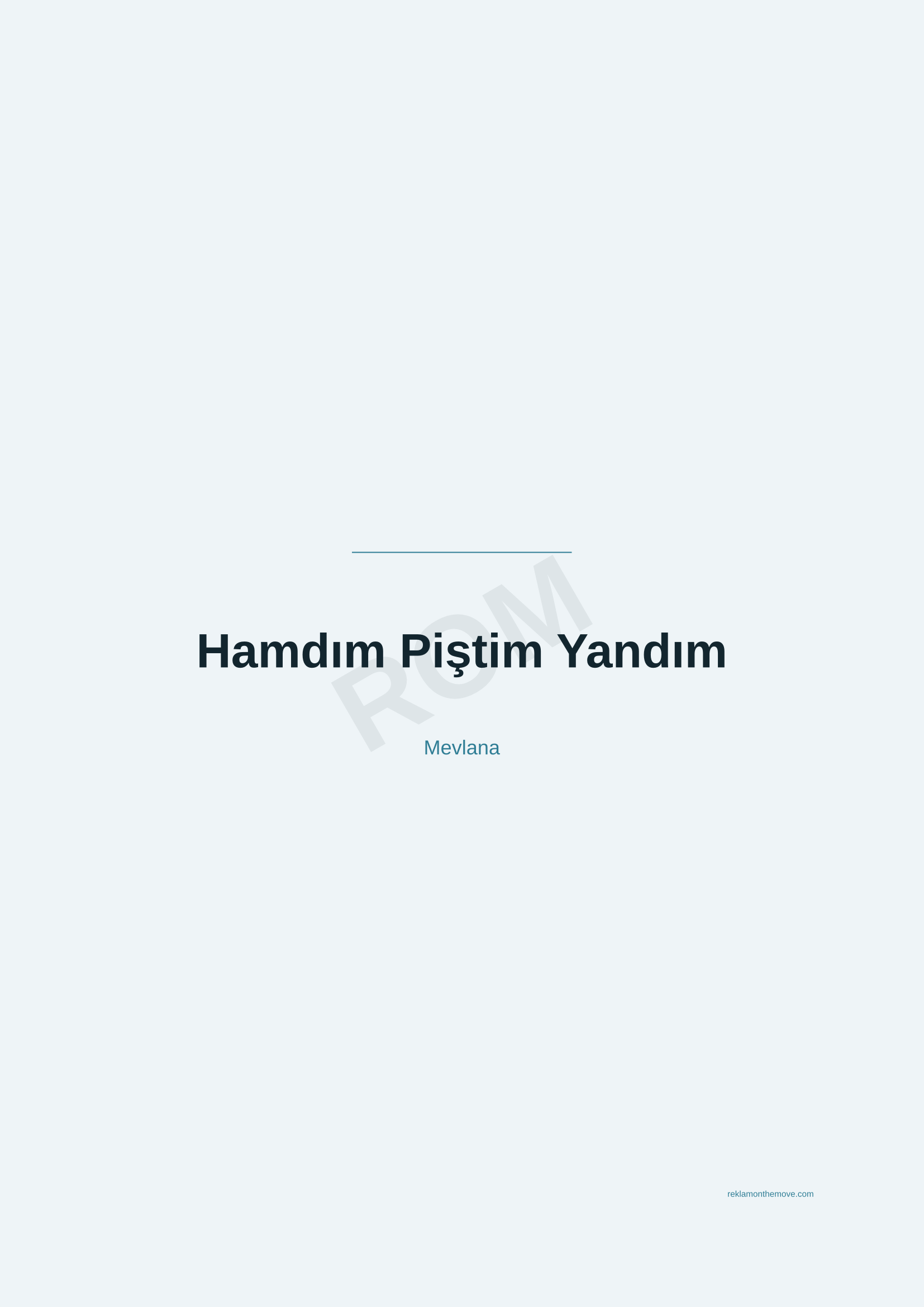 Hamdım Piştim Yandım · Okyanus — ROM dijital ürün önizlemesi (filigranlı)