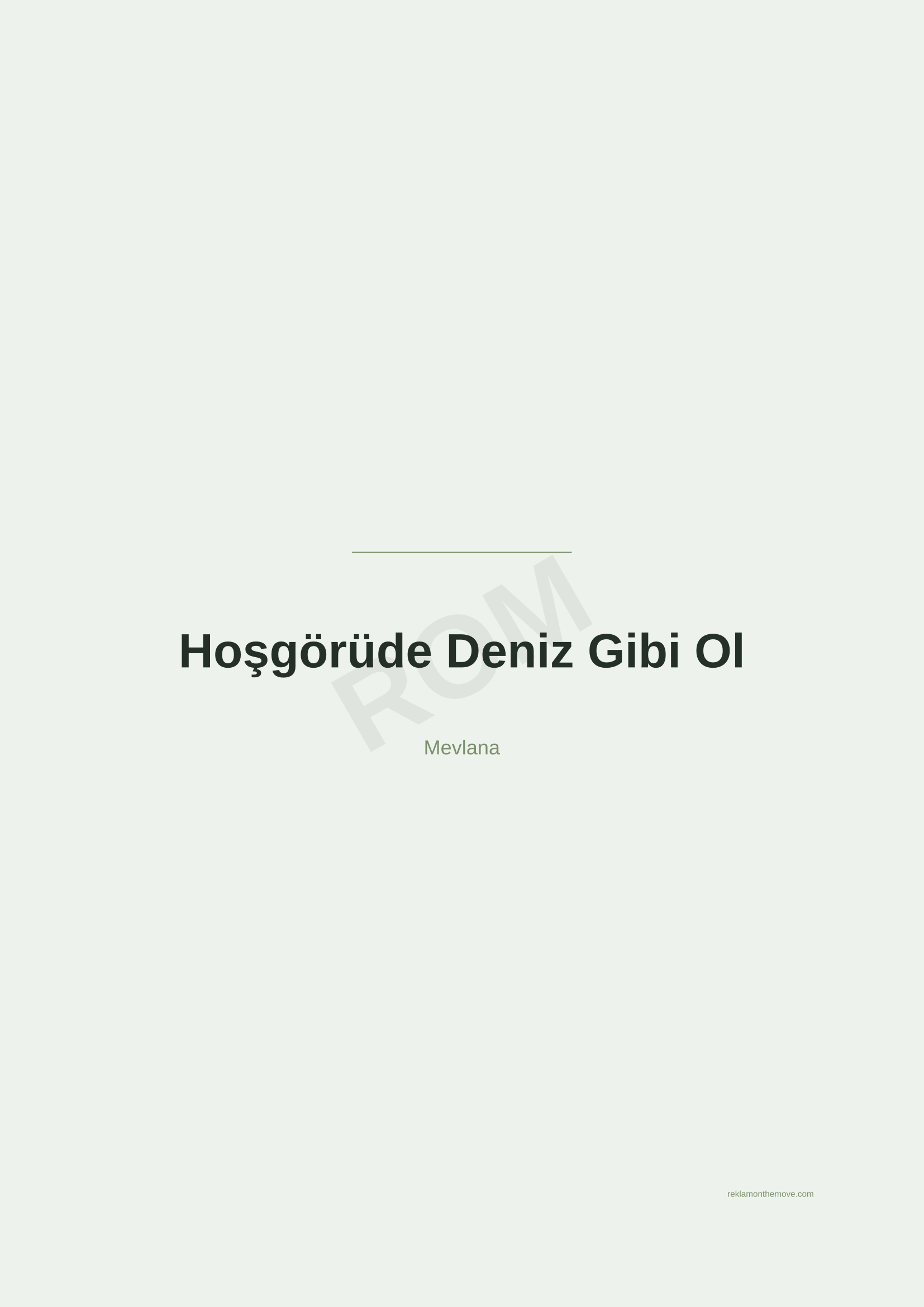 Hoşgörüde Deniz Gibi Ol · Adaçayı — ROM dijital ürün önizlemesi (filigranlı)