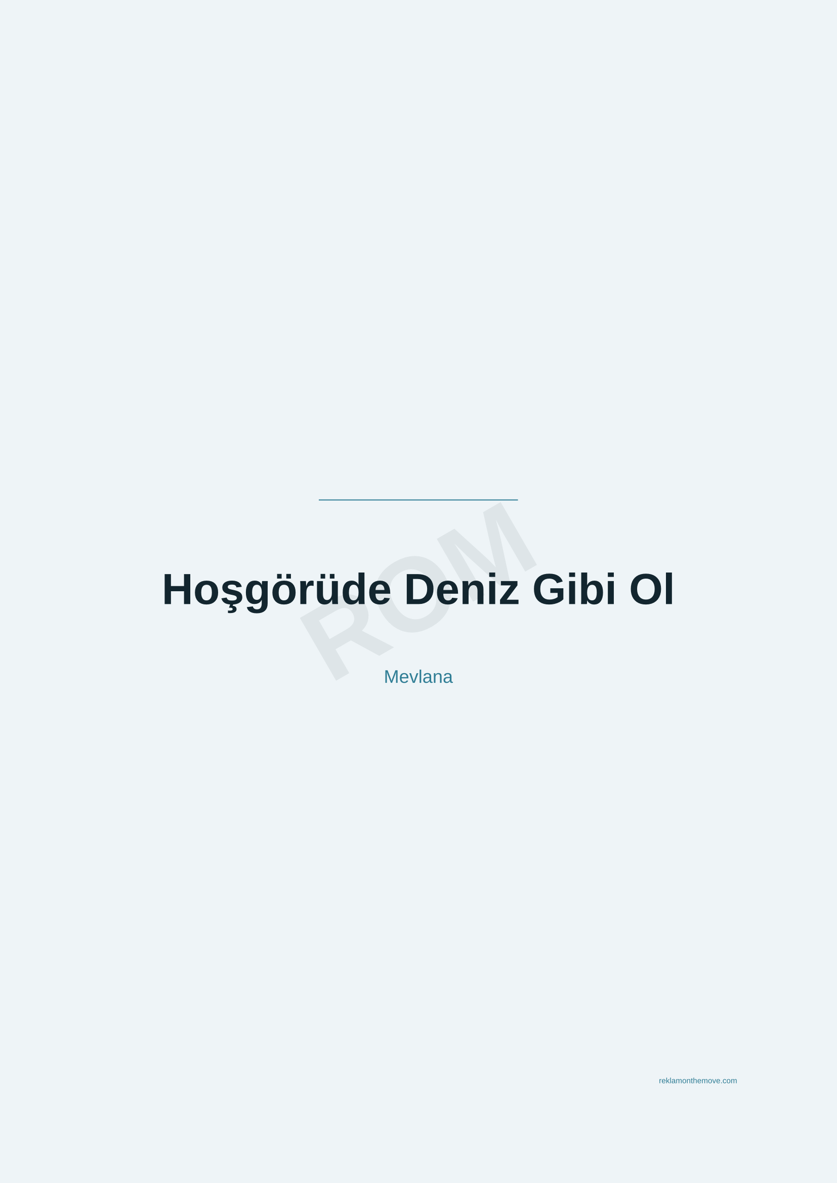 Hoşgörüde Deniz Gibi Ol · Okyanus — ROM dijital ürün önizlemesi (filigranlı)