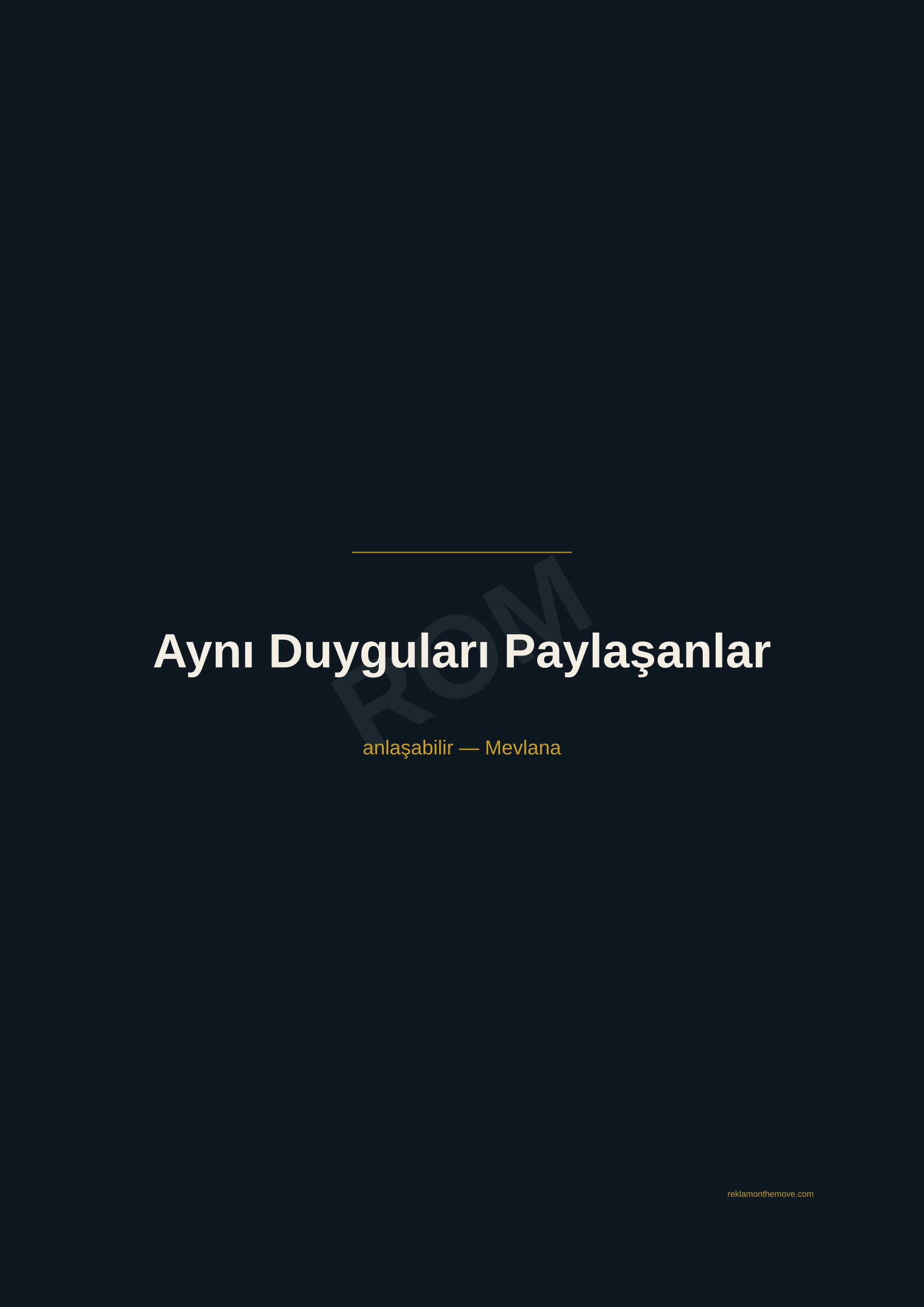 Aynı Duyguları Paylaşanlar · Gece — ROM dijital ürün önizlemesi (filigranlı)