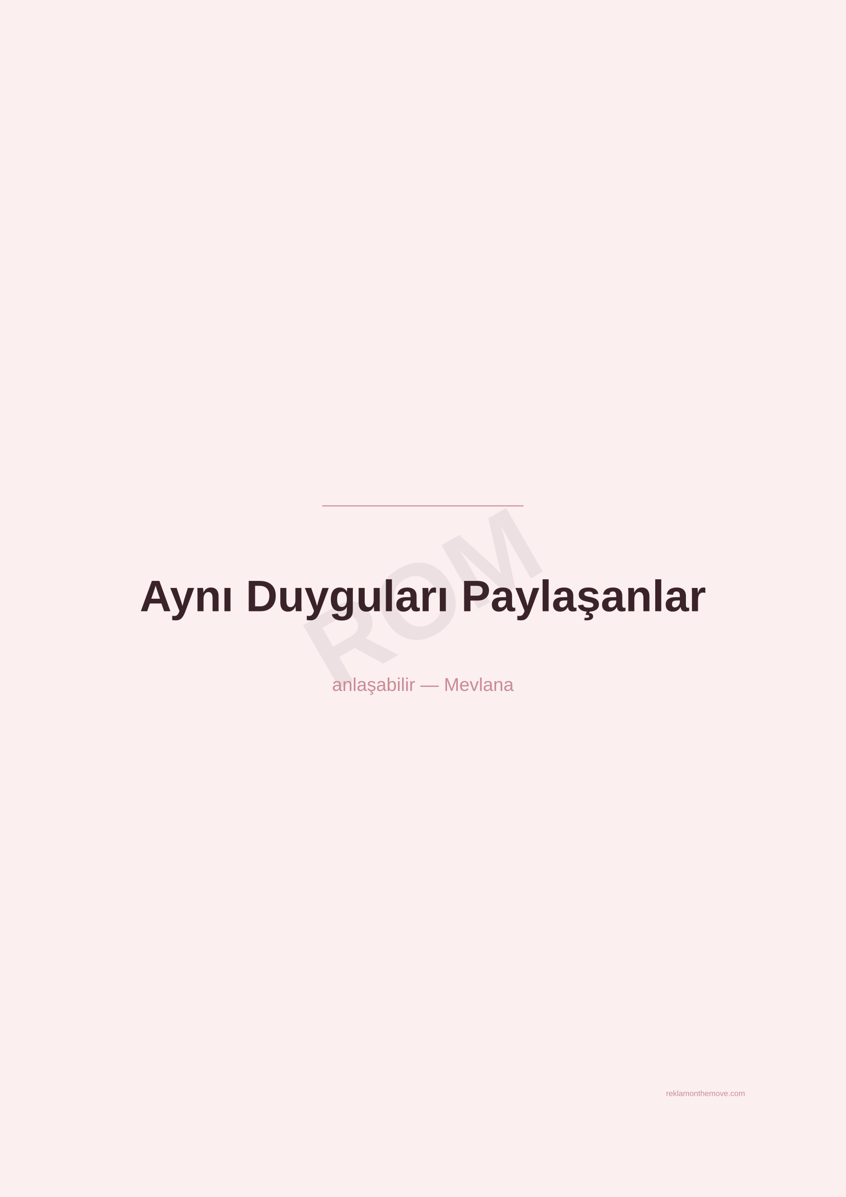 Aynı Duyguları Paylaşanlar · Gül — ROM dijital ürün önizlemesi (filigranlı)