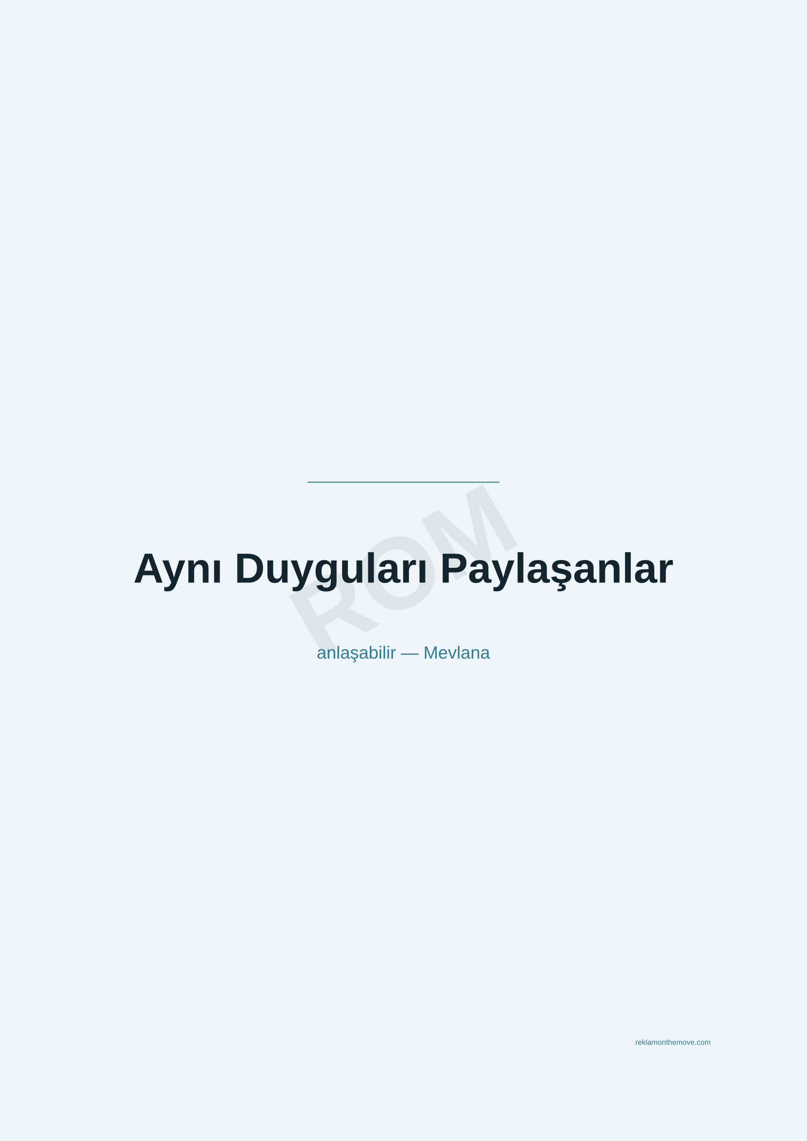 Aynı Duyguları Paylaşanlar · Okyanus — ROM dijital ürün önizlemesi (filigranlı)