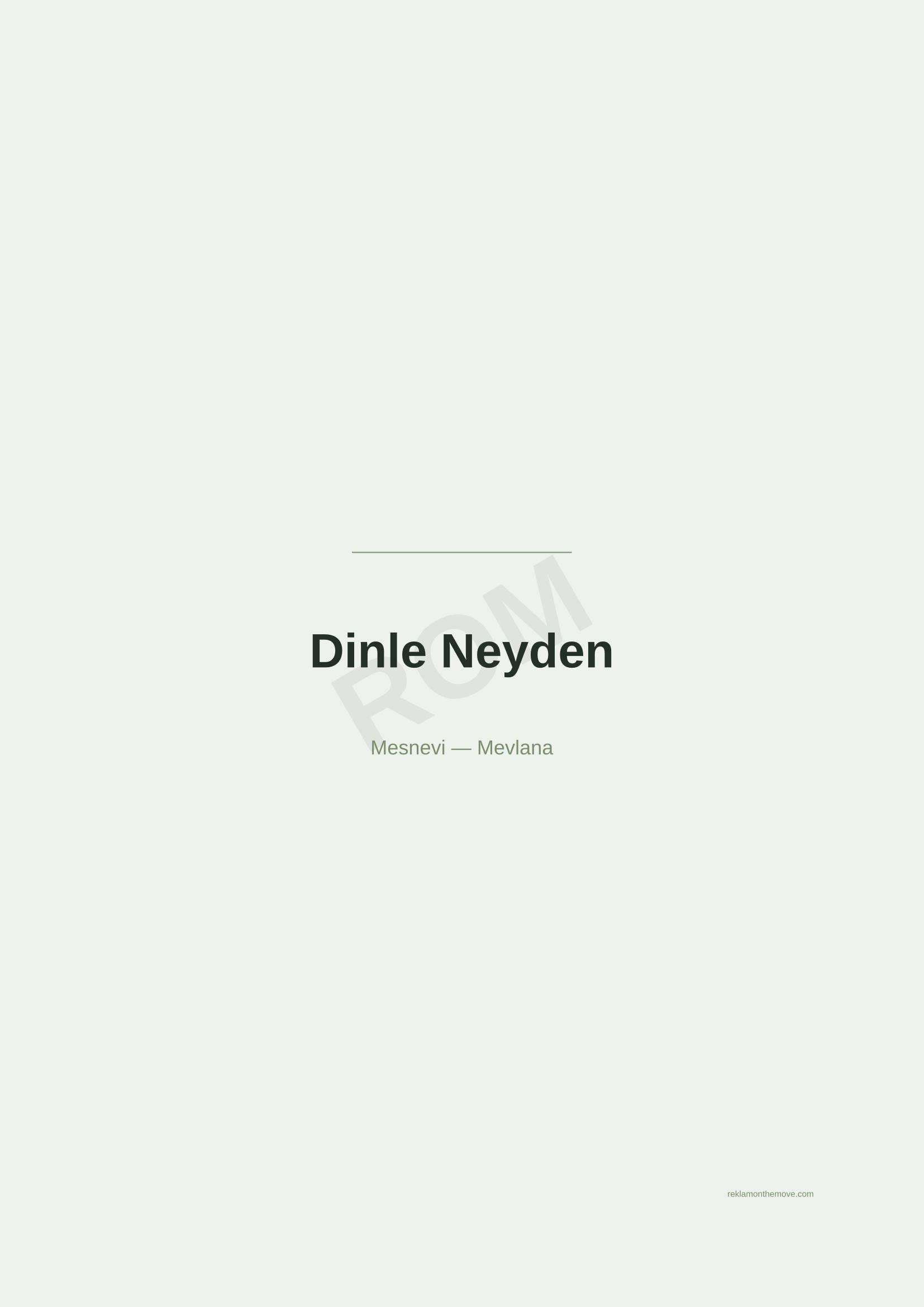 Dinle Neyden · Adaçayı — ROM dijital ürün önizlemesi (filigranlı)