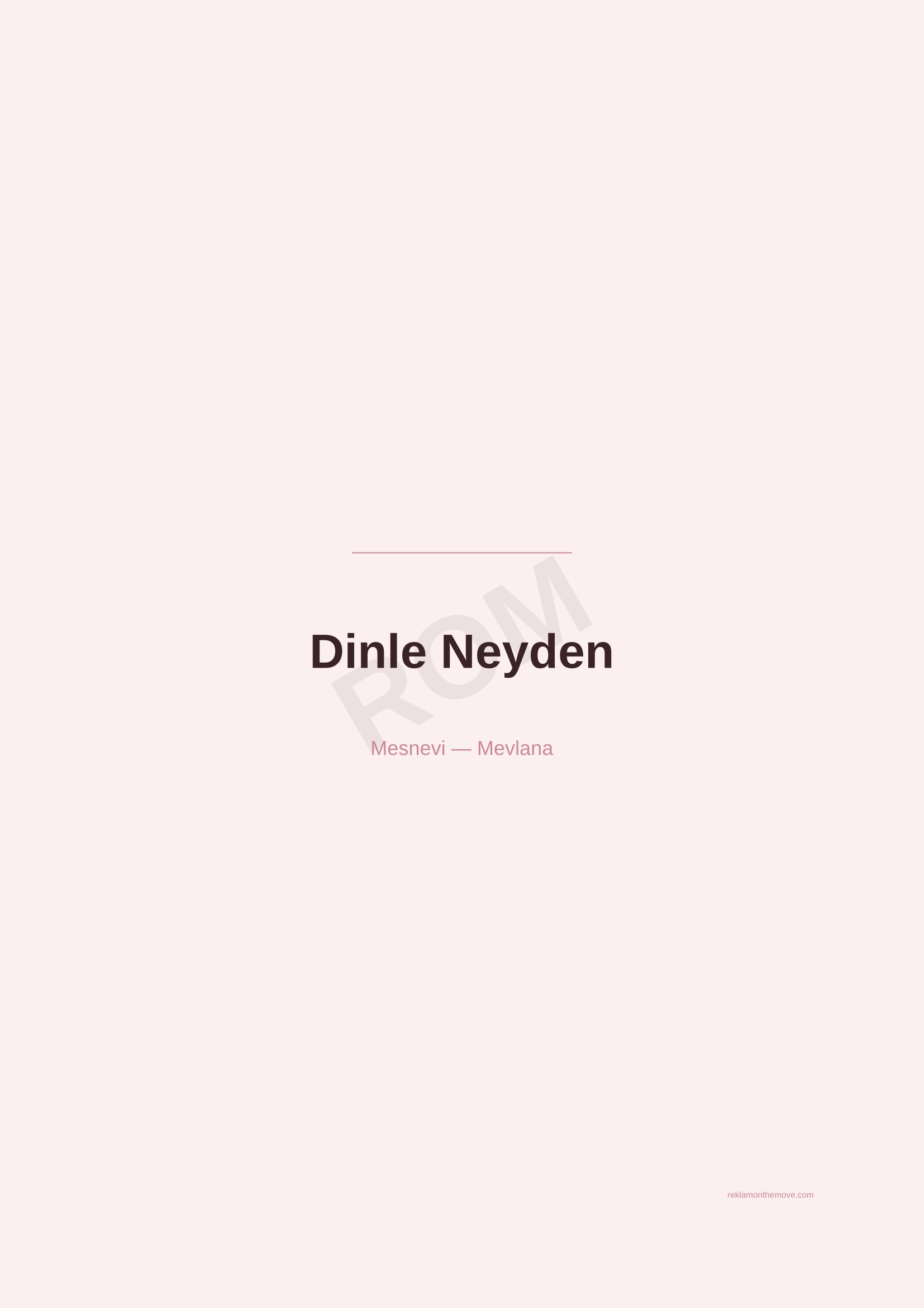 Dinle Neyden · Gül — ROM dijital ürün önizlemesi (filigranlı)