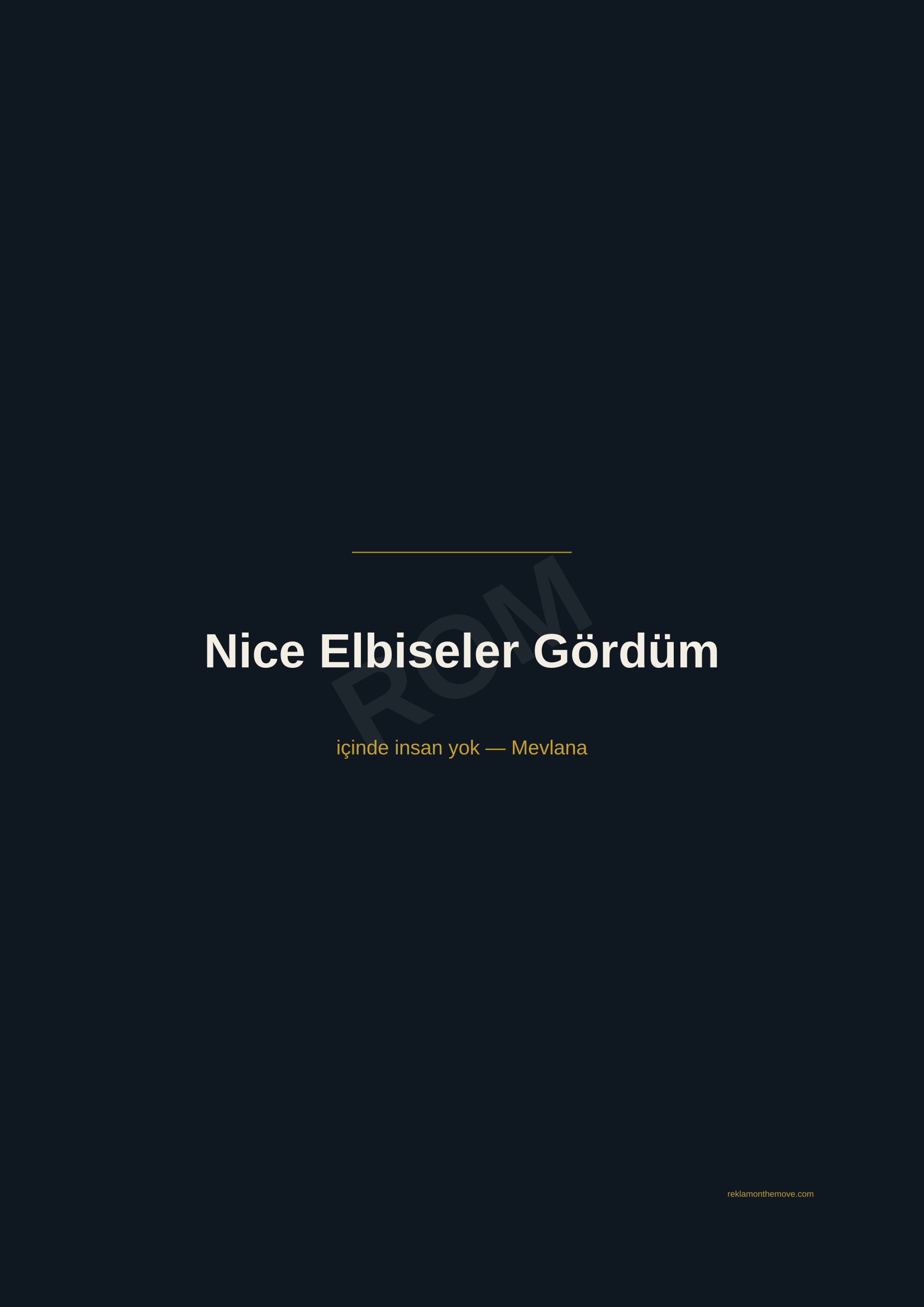 Nice Elbiseler Gördüm · Gece — ROM dijital ürün önizlemesi (filigranlı)