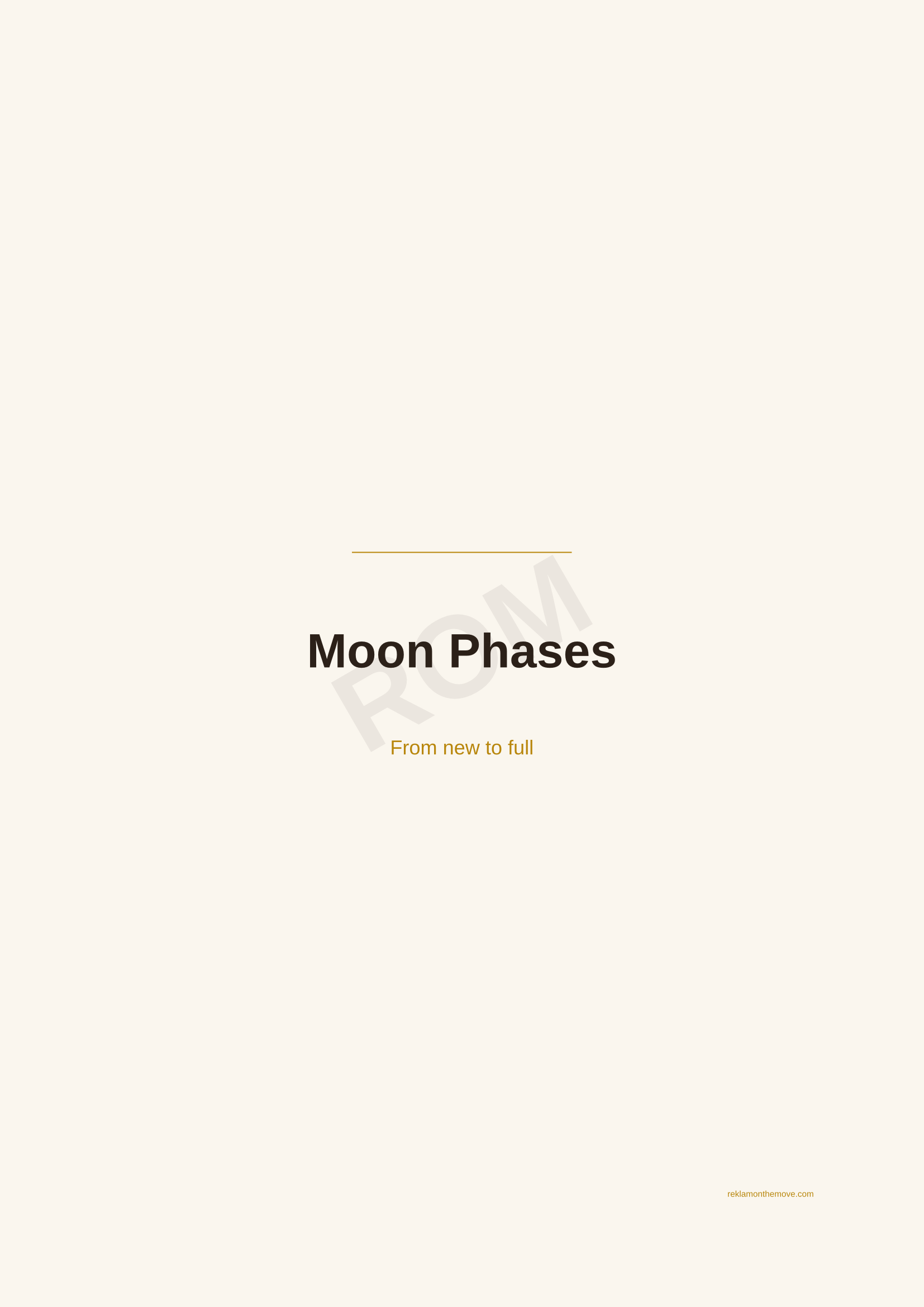 Moon Phases · Espresso — ROM dijital ürün önizlemesi (filigranlı)