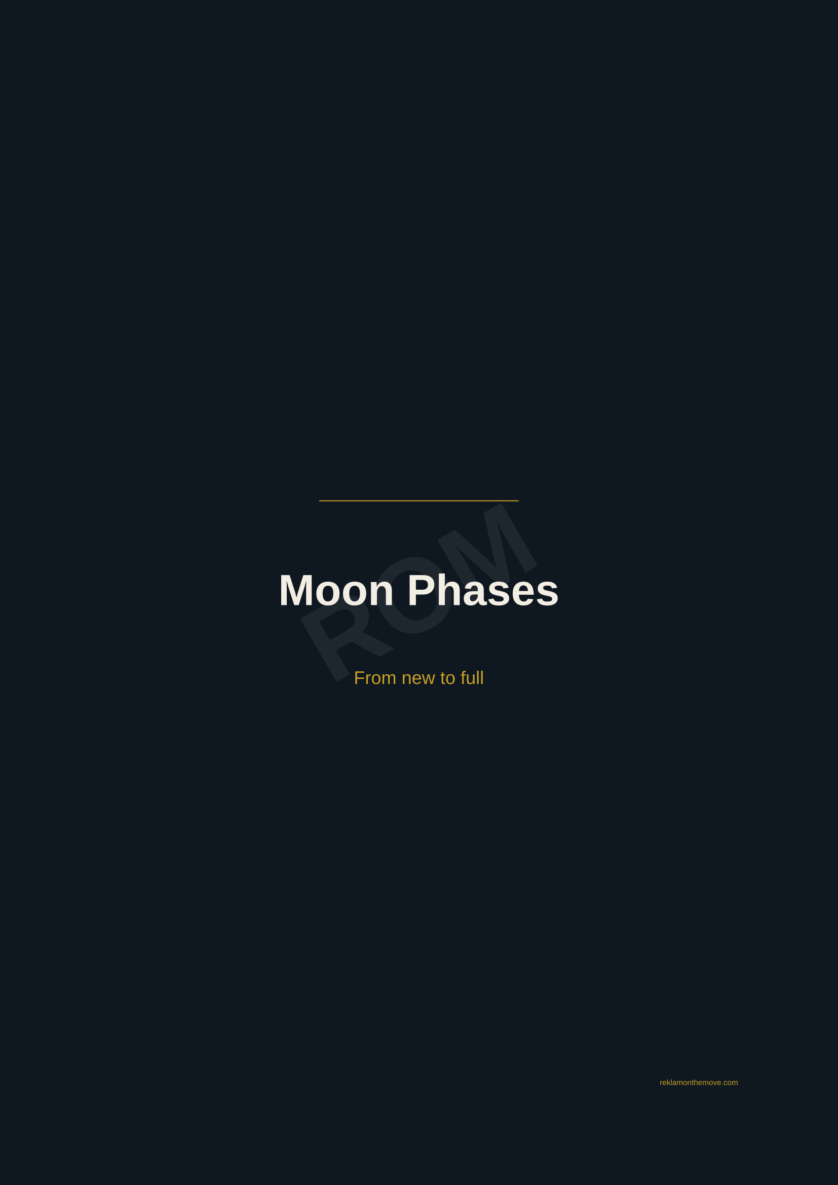 Moon Phases · Gece — ROM dijital ürün önizlemesi (filigranlı)