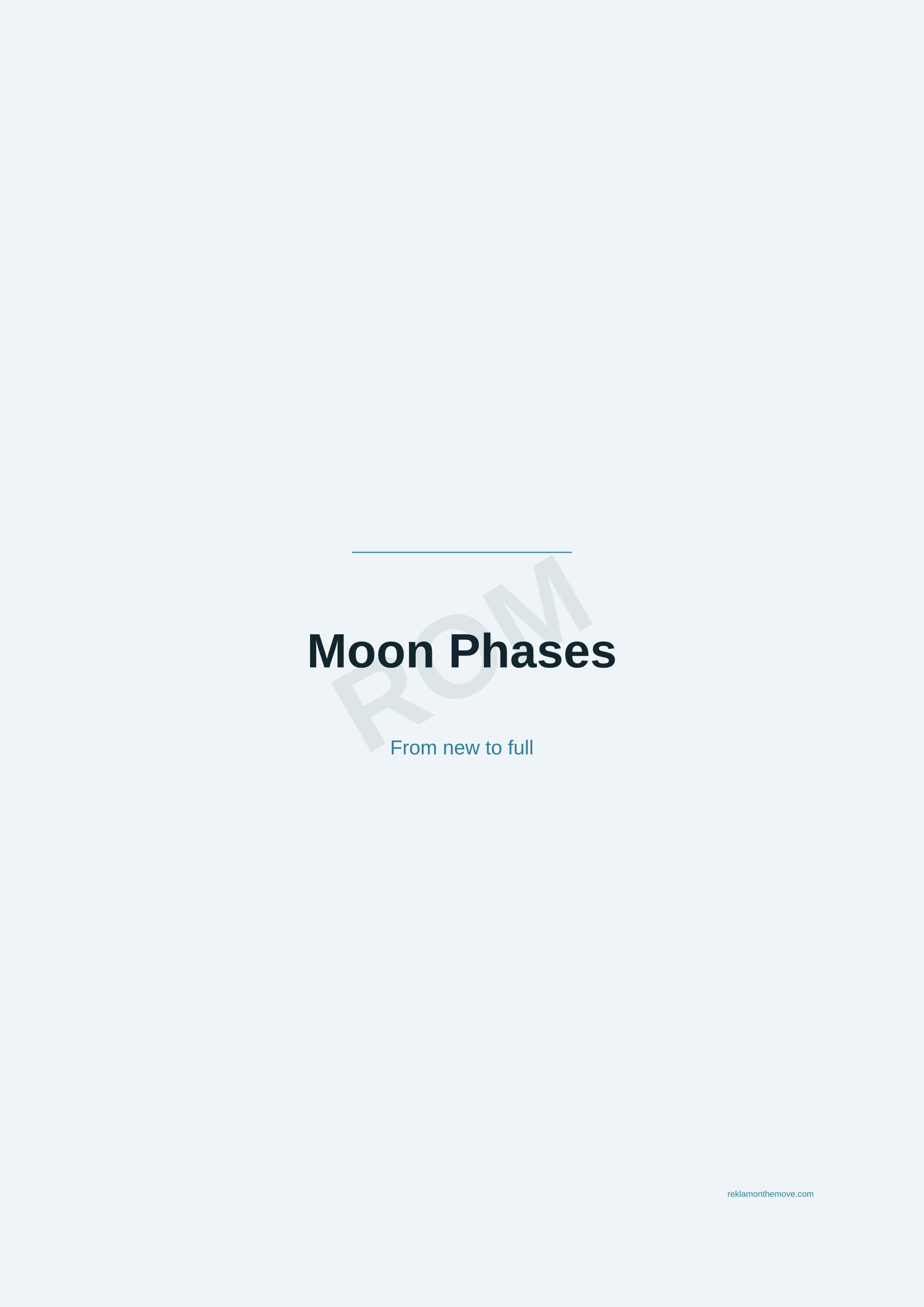 Moon Phases · Okyanus — ROM dijital ürün önizlemesi (filigranlı)