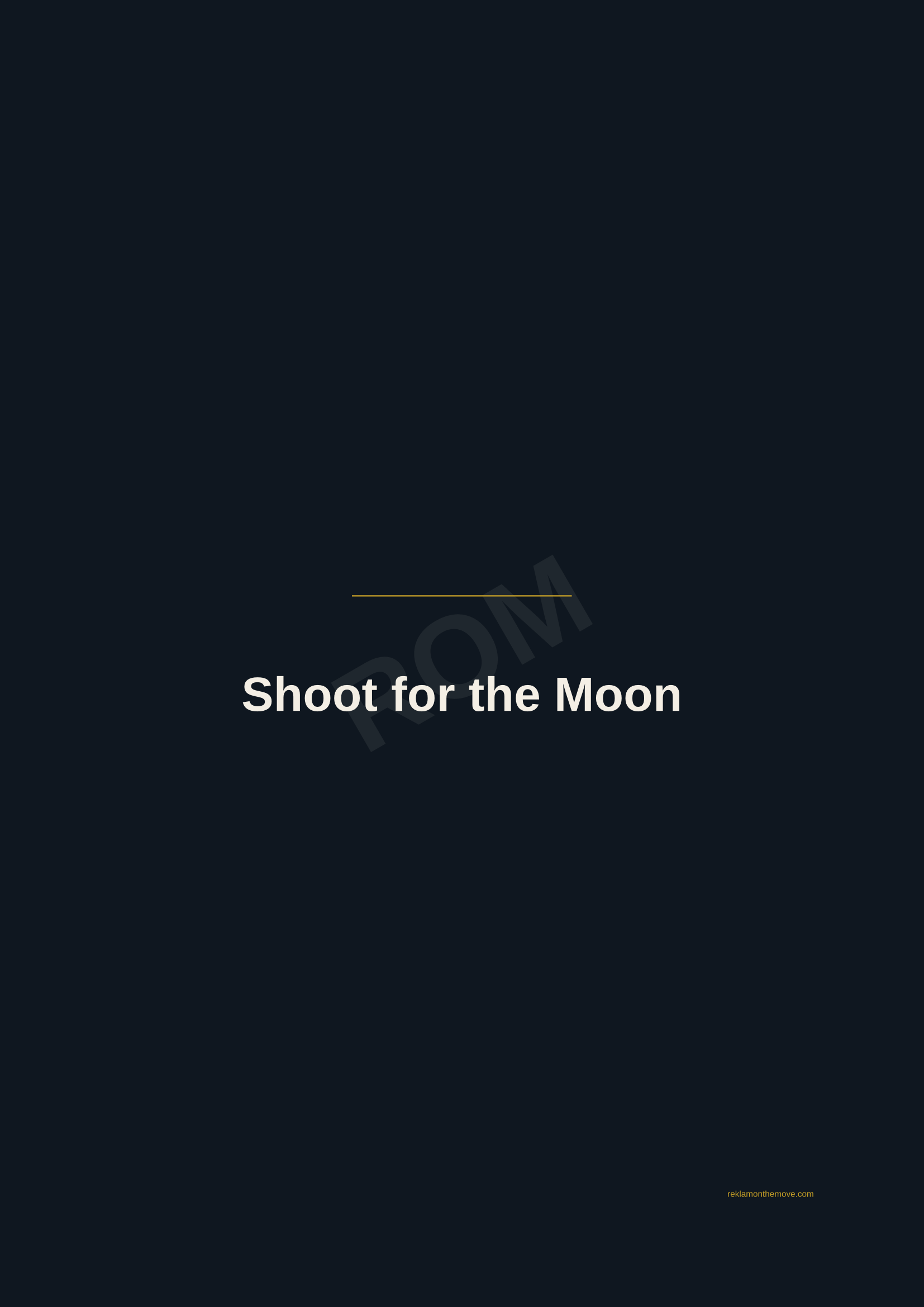 Shoot for the Moon · Gece — ROM dijital ürün önizlemesi (filigranlı)