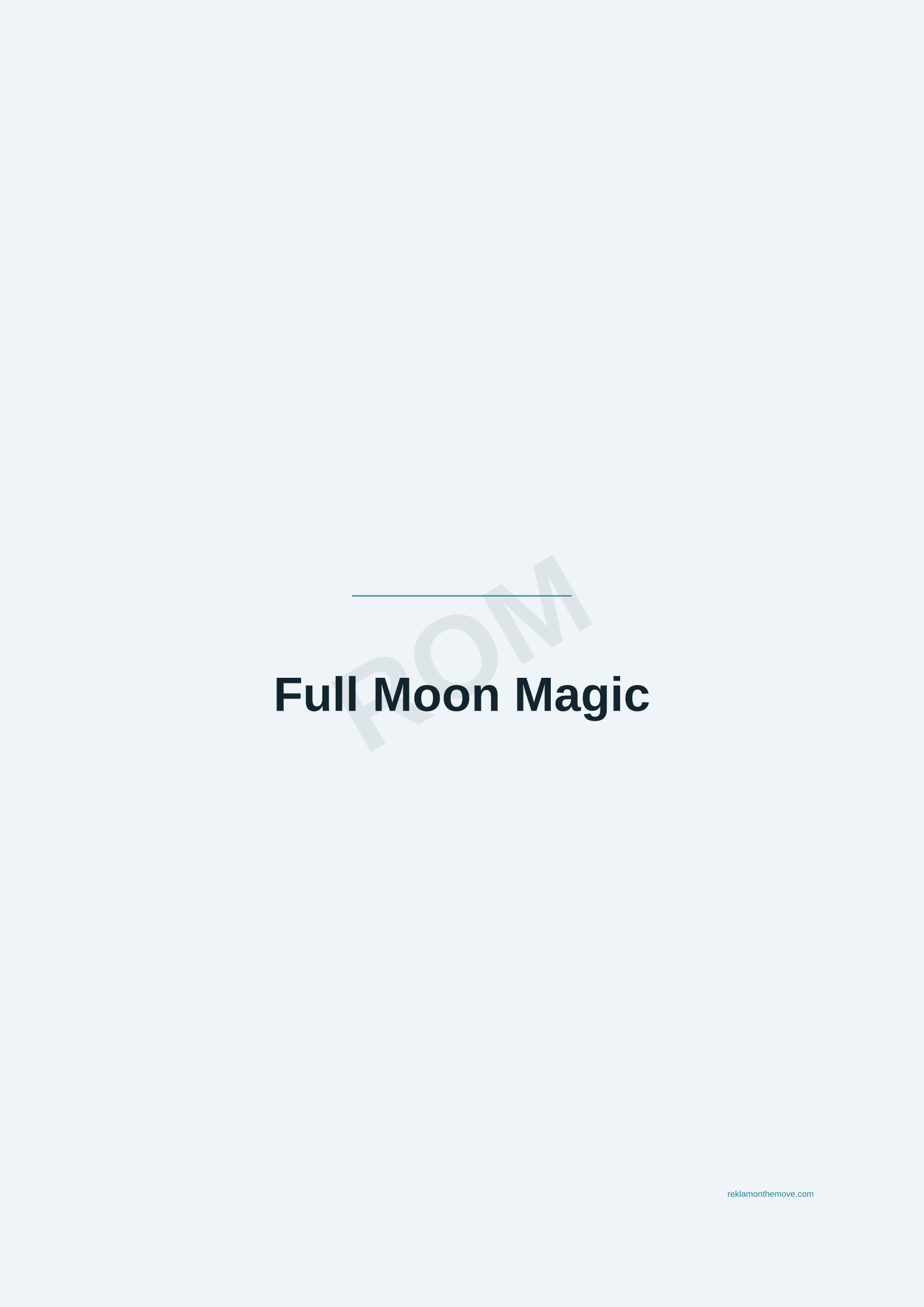 Full Moon Magic · Okyanus — ROM dijital ürün önizlemesi (filigranlı)