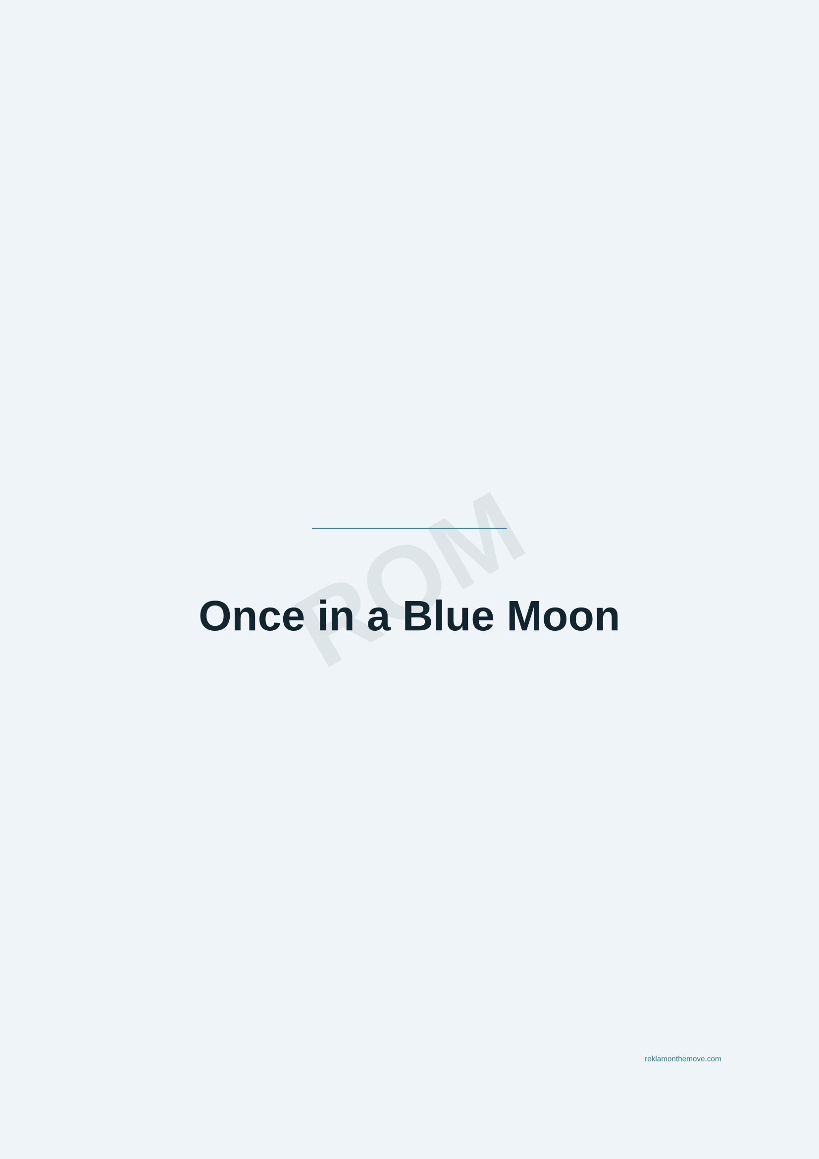 Once in a Blue Moon · Okyanus — ROM dijital ürün önizlemesi (filigranlı)