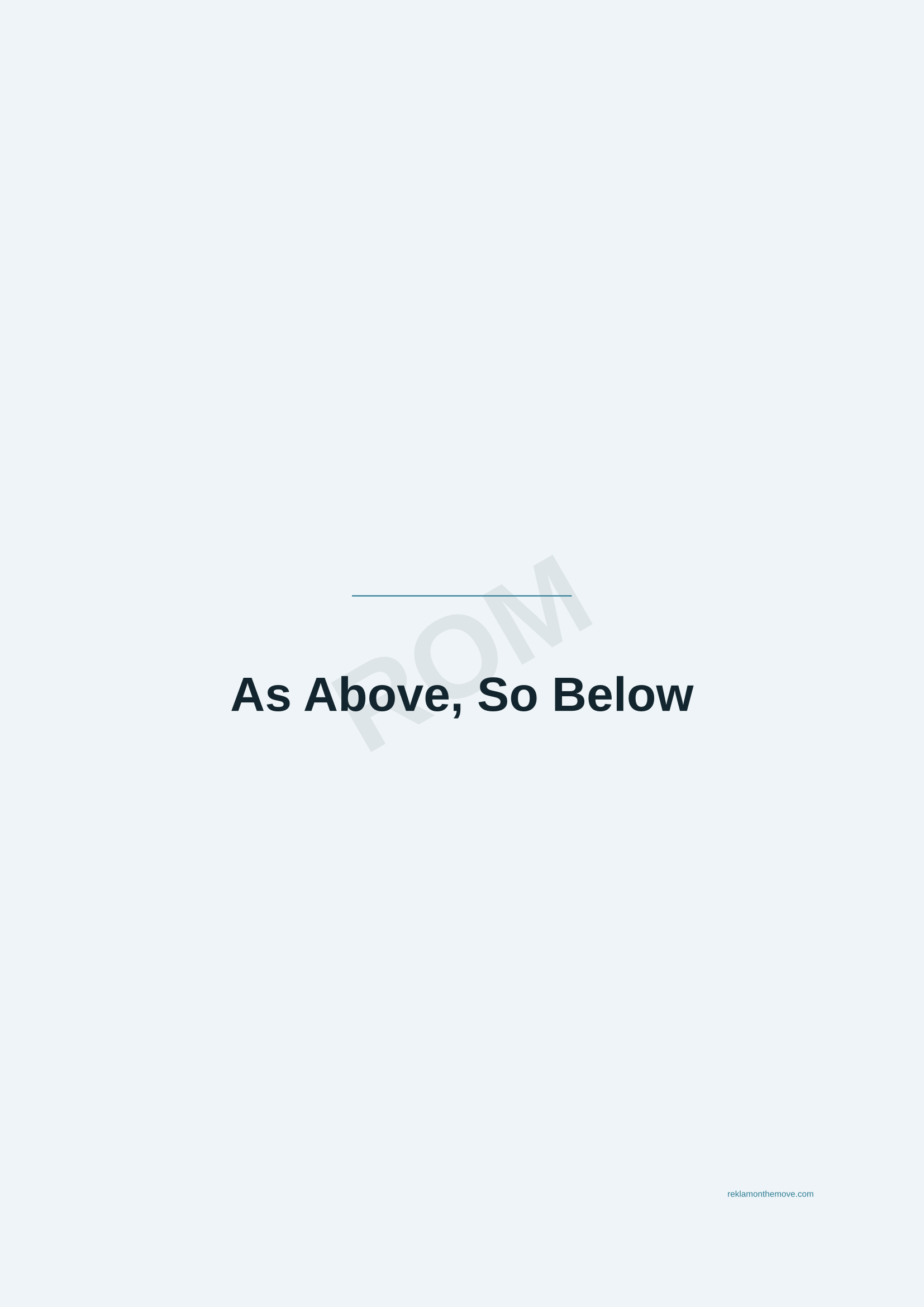 As Above, So Below · Okyanus — ROM dijital ürün önizlemesi (filigranlı)